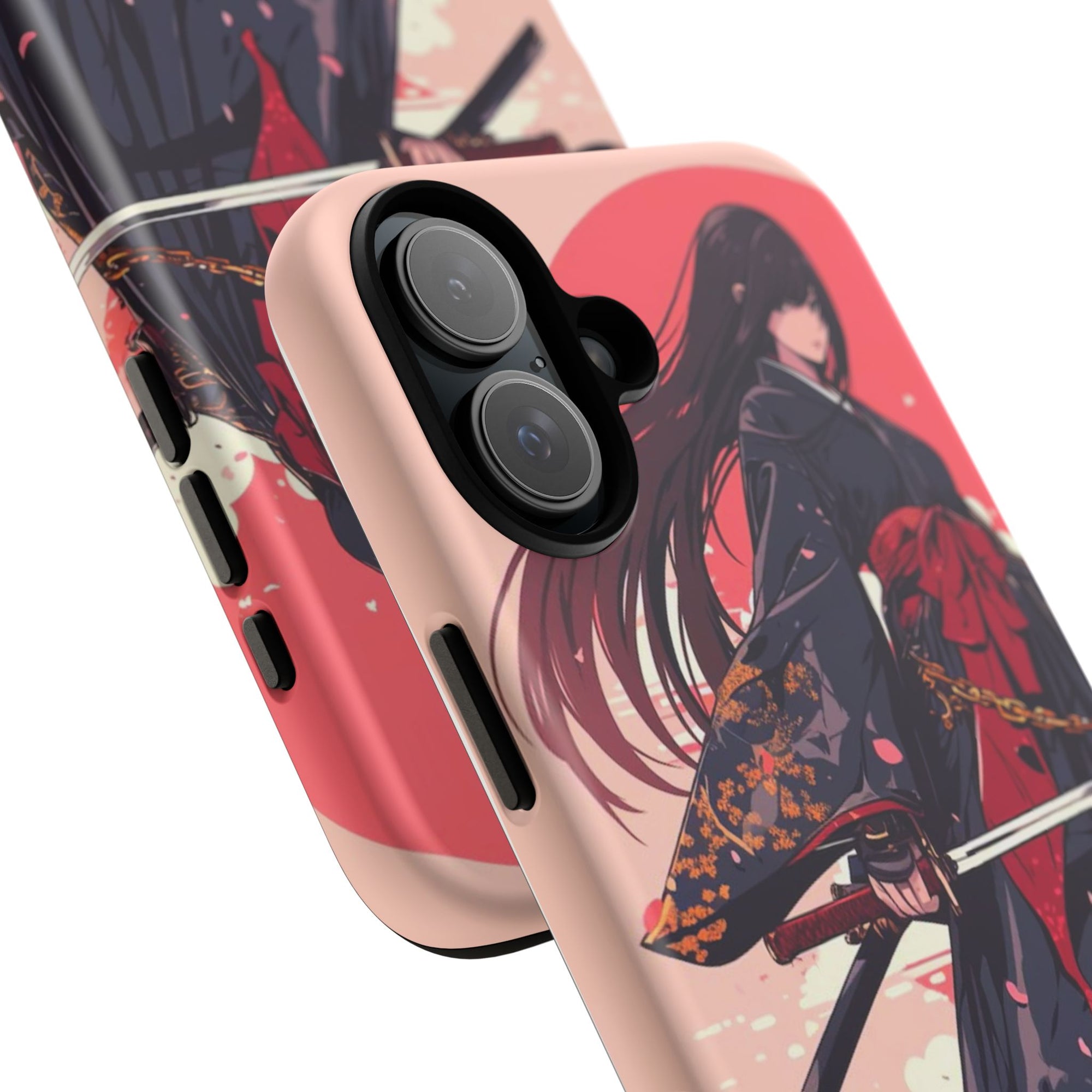 Stylish Phone Case with Warrior Design, Tough Phone Cover for Anime Lovers, Gift for Gamers, Cute Phone Accessories, Unique Tech Gifts