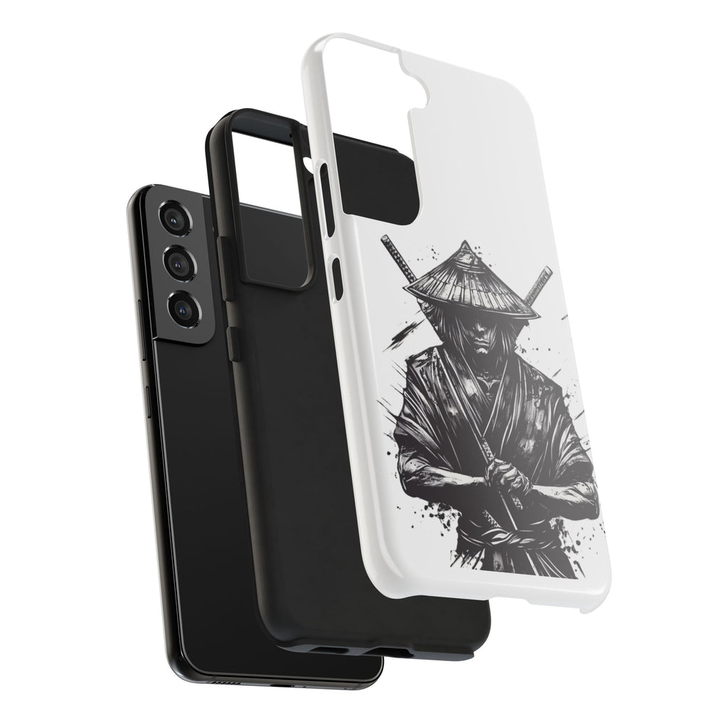 Samurai Tough Phone Cases, Rugged Smartphone Accessories, Durable Covers for Men, Unique Gifts for Him, Japanese Warrior Design