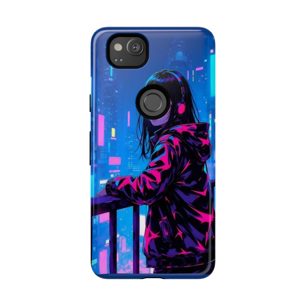 Futuristic Phone Case, Cyberpunk Aesthetic, Tough Phone Cover, Urban Style, Gift for Tech Lovers, Unique Phone Accessories, Streetwear [...]