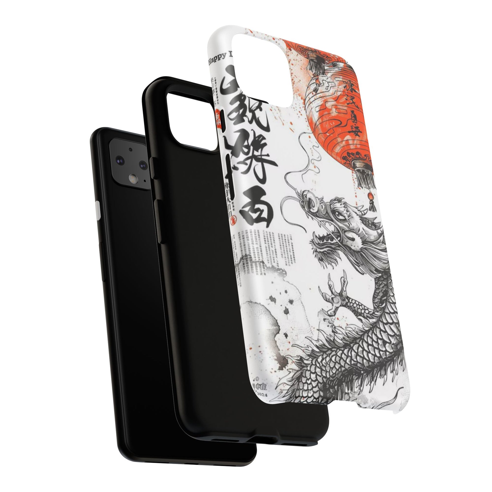 Dragon Design Phone Case, Tough Cases with Chinese Art for Unique Style, Gift for Art Lovers, Phone Protection, Trendy Accessories