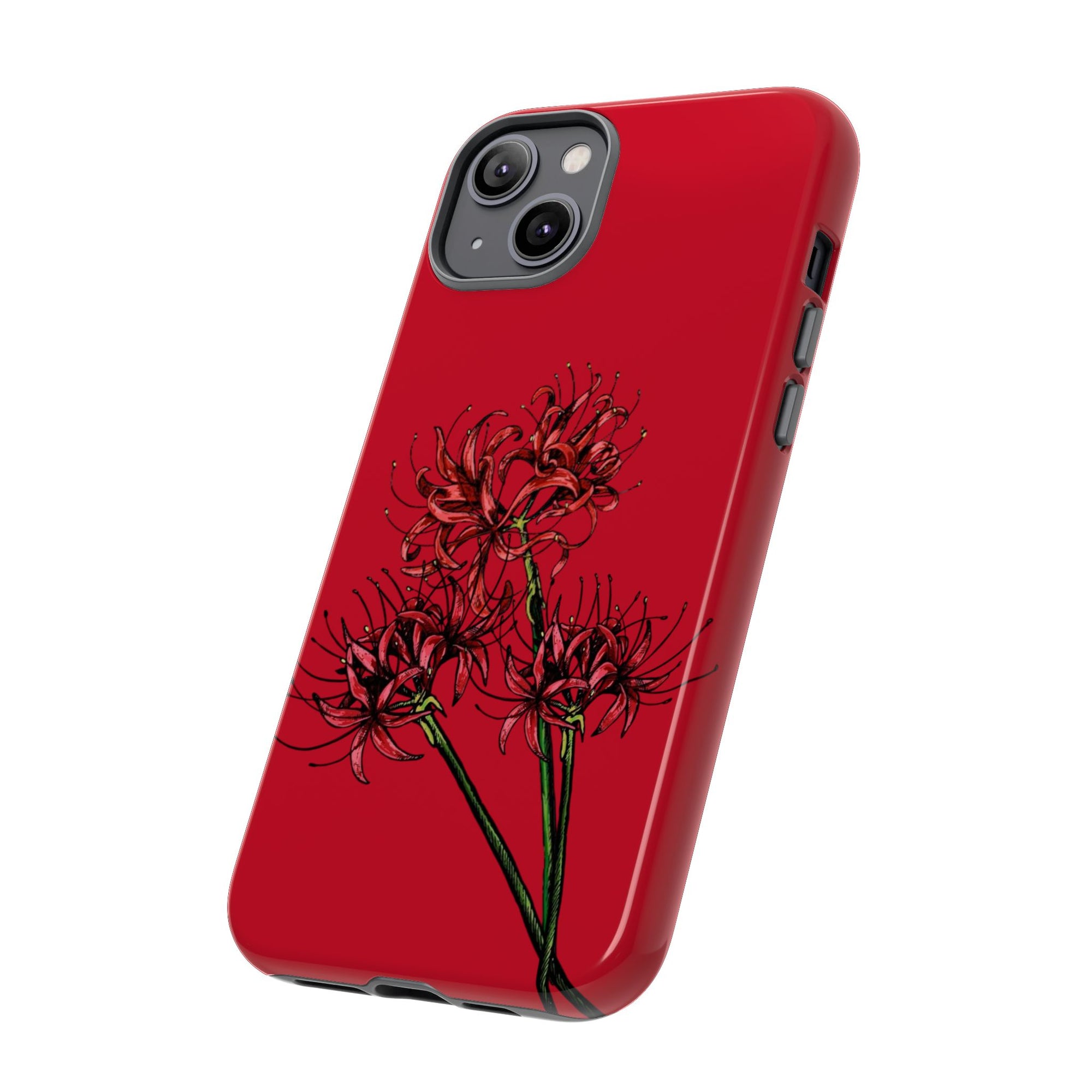 Floral Phone Case, Cute Durable Case for Plants Lovers, Stylish Tech Accessories, Gift for Her, Autumn Decor