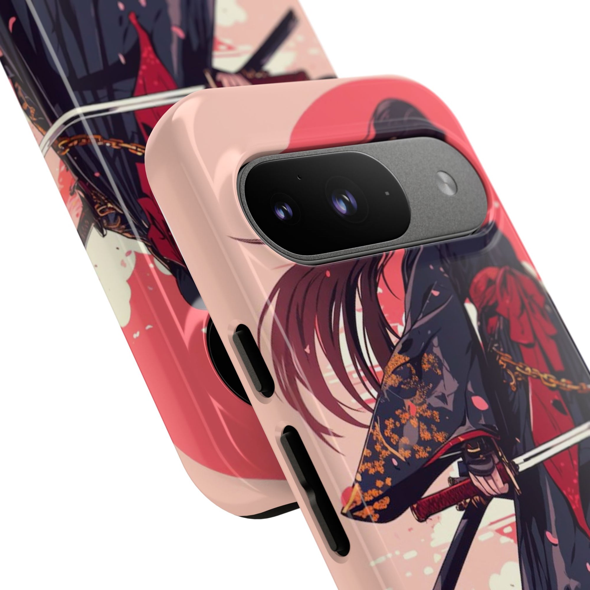 Stylish Phone Case with Warrior Design, Tough Phone Cover for Anime Lovers, Gift for Gamers, Cute Phone Accessories, Unique Tech Gifts