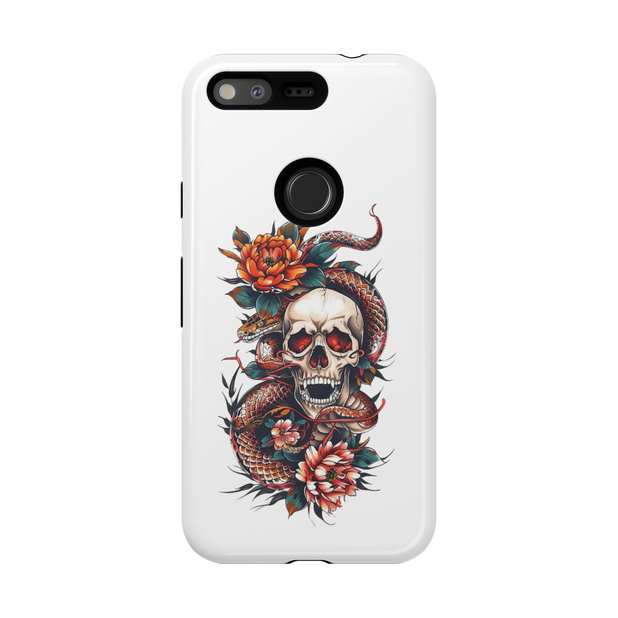 Tough Cases: Skull and Snake Phone Cases, Edgy Accessories, Alternative Fashion, Quirky Gift Ideas, Gothic Style