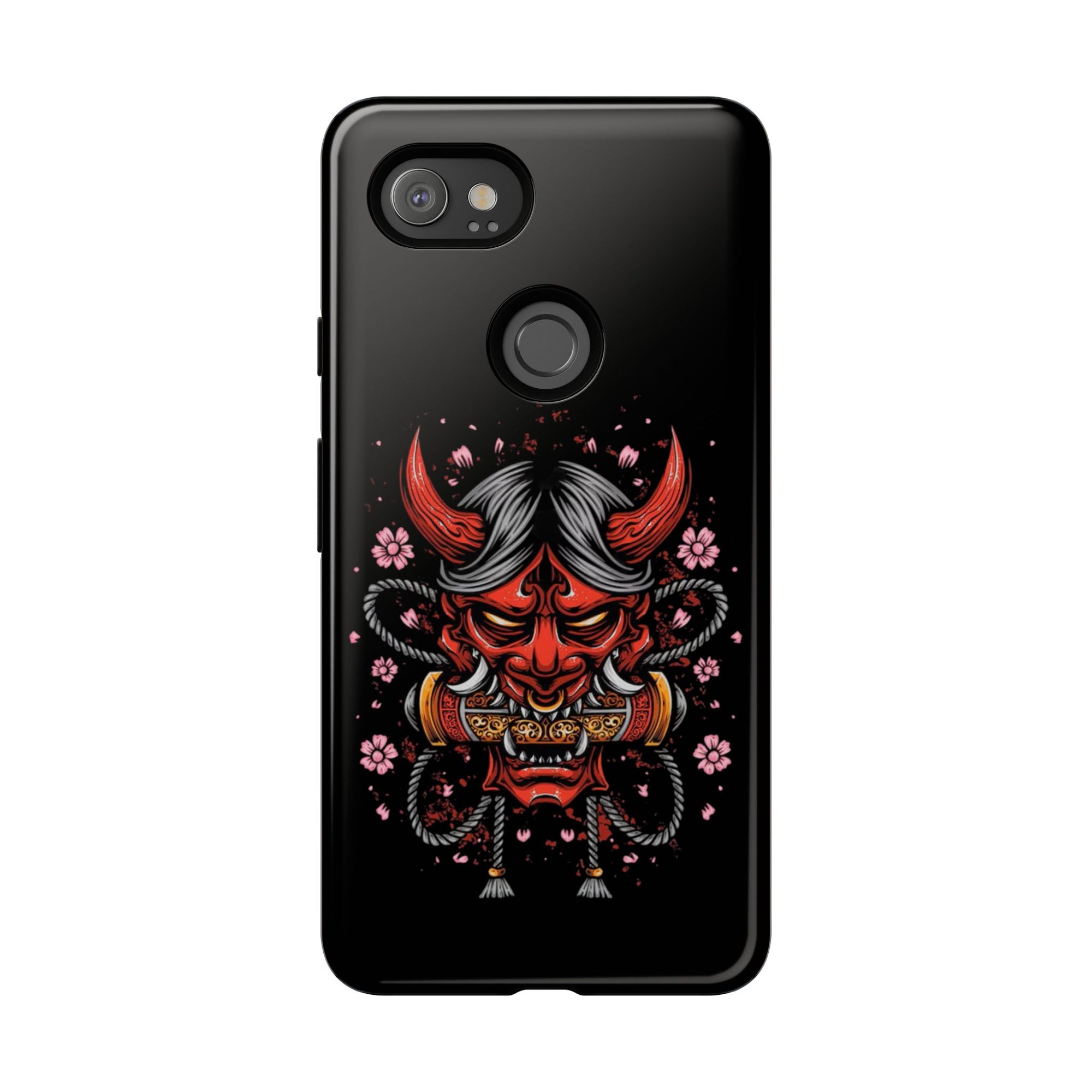 Tough Cases: Fierce Demon Phone Case, Edgy Phone Cover, Protect Your Device, Gift for Anime Fans, Unique Artwork Case