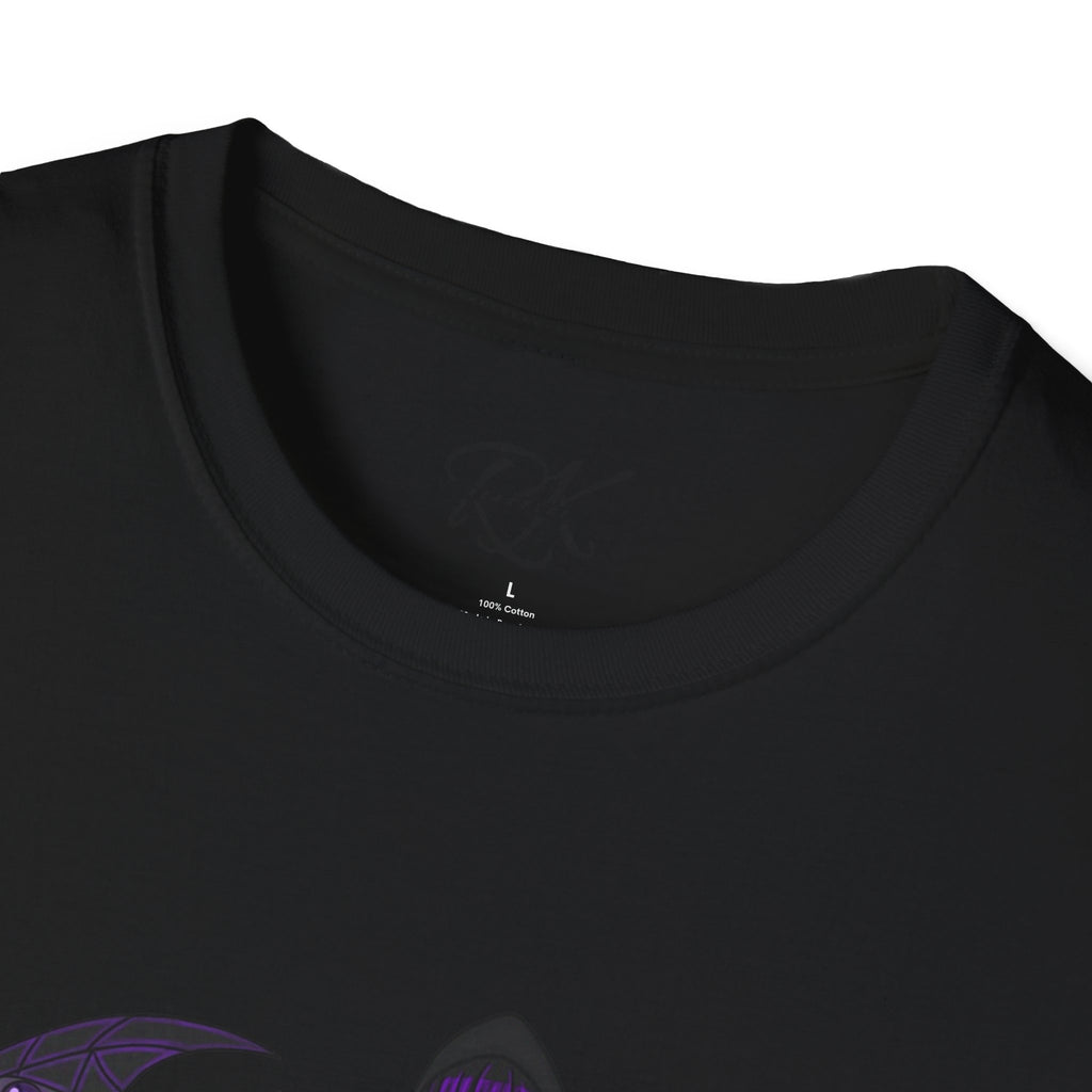 Gothic Fantasy T-Shirt, Unisex Softstyle Tee, Halloween Costume, Creepy Graphic Tee, Gift for Gamers, Unique Graphic Shirt