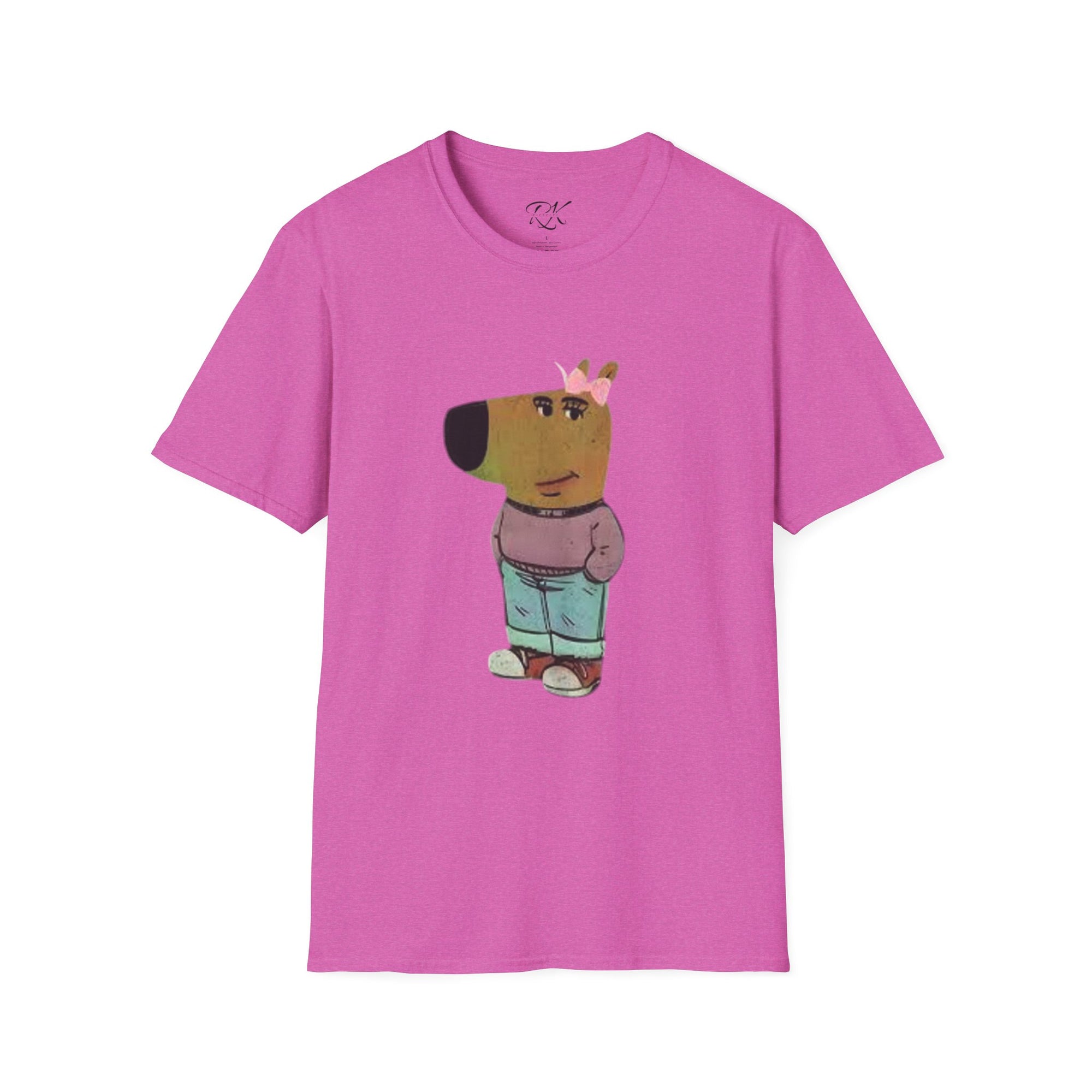 Whimsical Dog Art Unisex T-Shirt - Cute Pet Lover Gift, Casual Wear, Animal Themed Apparel, Fun Gift for Dog Owners