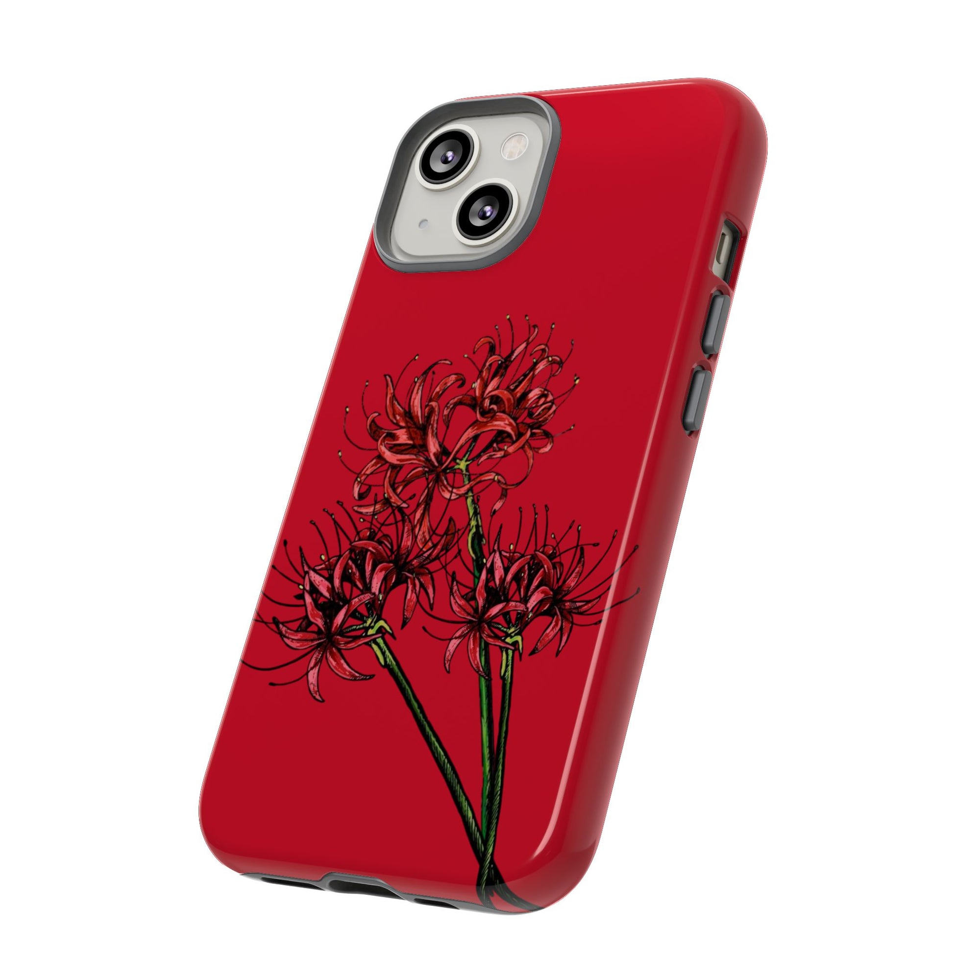 Floral Phone Case, Cute Durable Case for Plants Lovers, Stylish Tech Accessories, Gift for Her, Autumn Decor