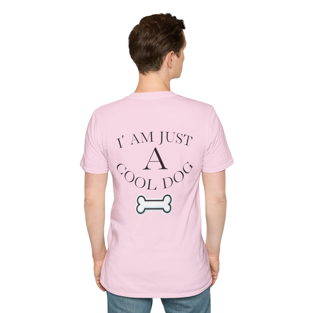 Cool Dog Graphic Tee | Unisex Softstyle T-Shirt, Funny Pet Lover Gift, Dog Dad Shirt, Casual Wear, Gift for Animal Lovers