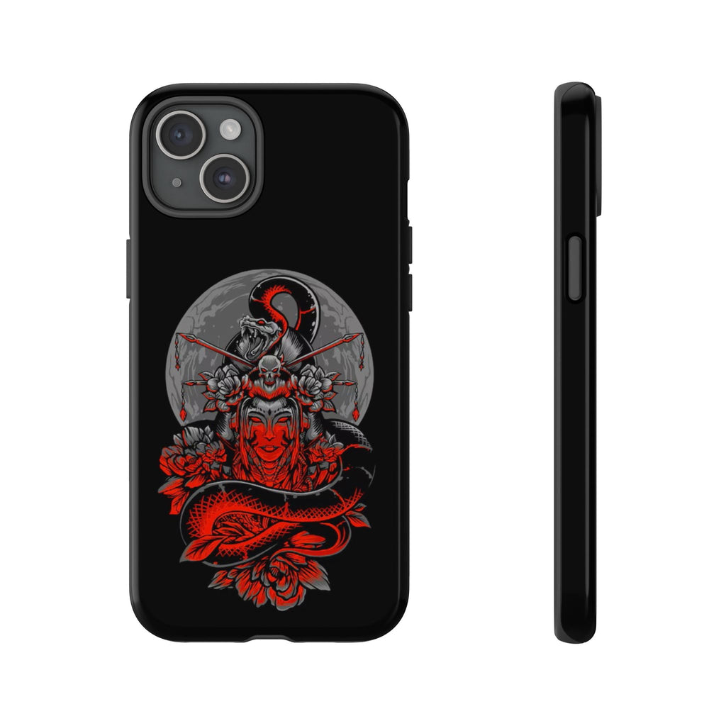 Tough Cases for iPhone, Dragon & Warrior Design, Durable Phone Protection, Perfect Gift for Tech Lovers, Unique Gifting
