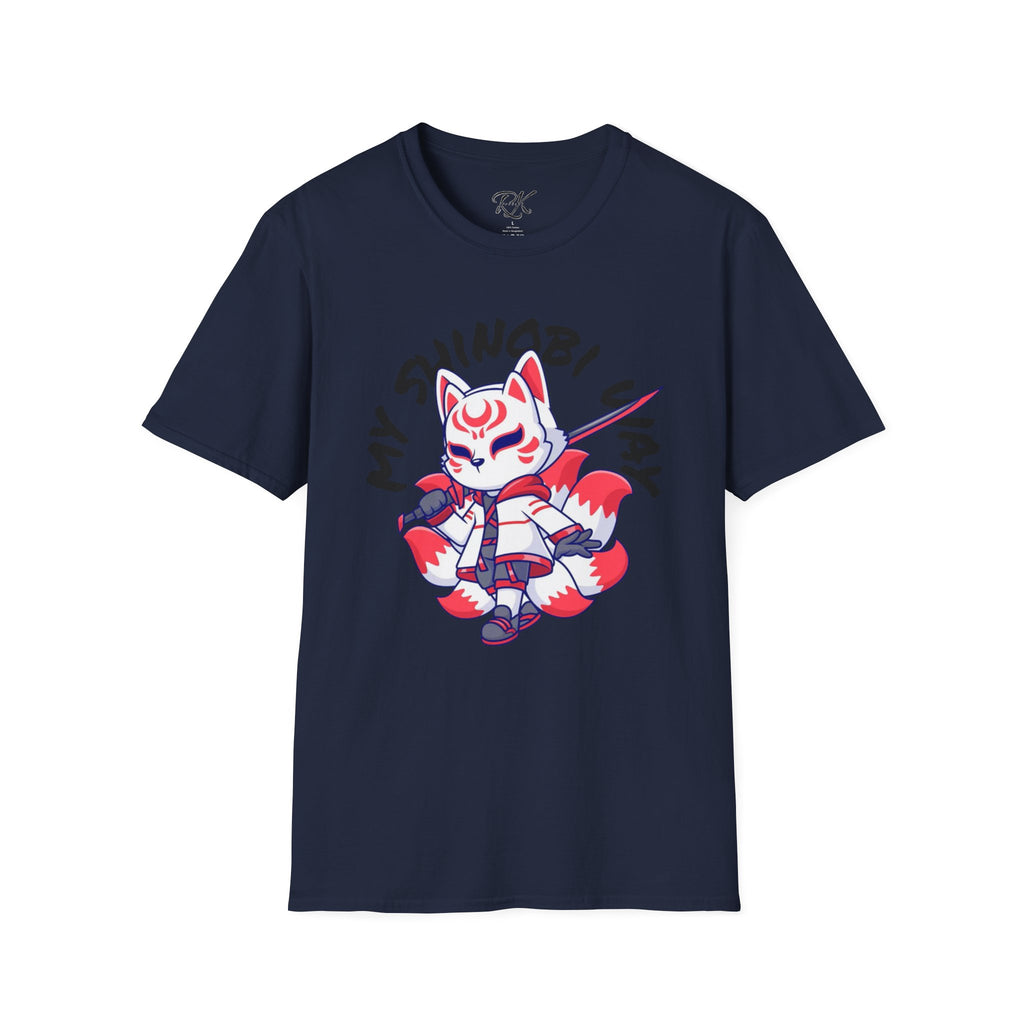 Unisex Anime T-Shirt - 'My Shinobi Pal' Graphic Tee, Comfortable Streetwear, Gift for Anime Lovers, Casual Wear, Stylish Outfit
