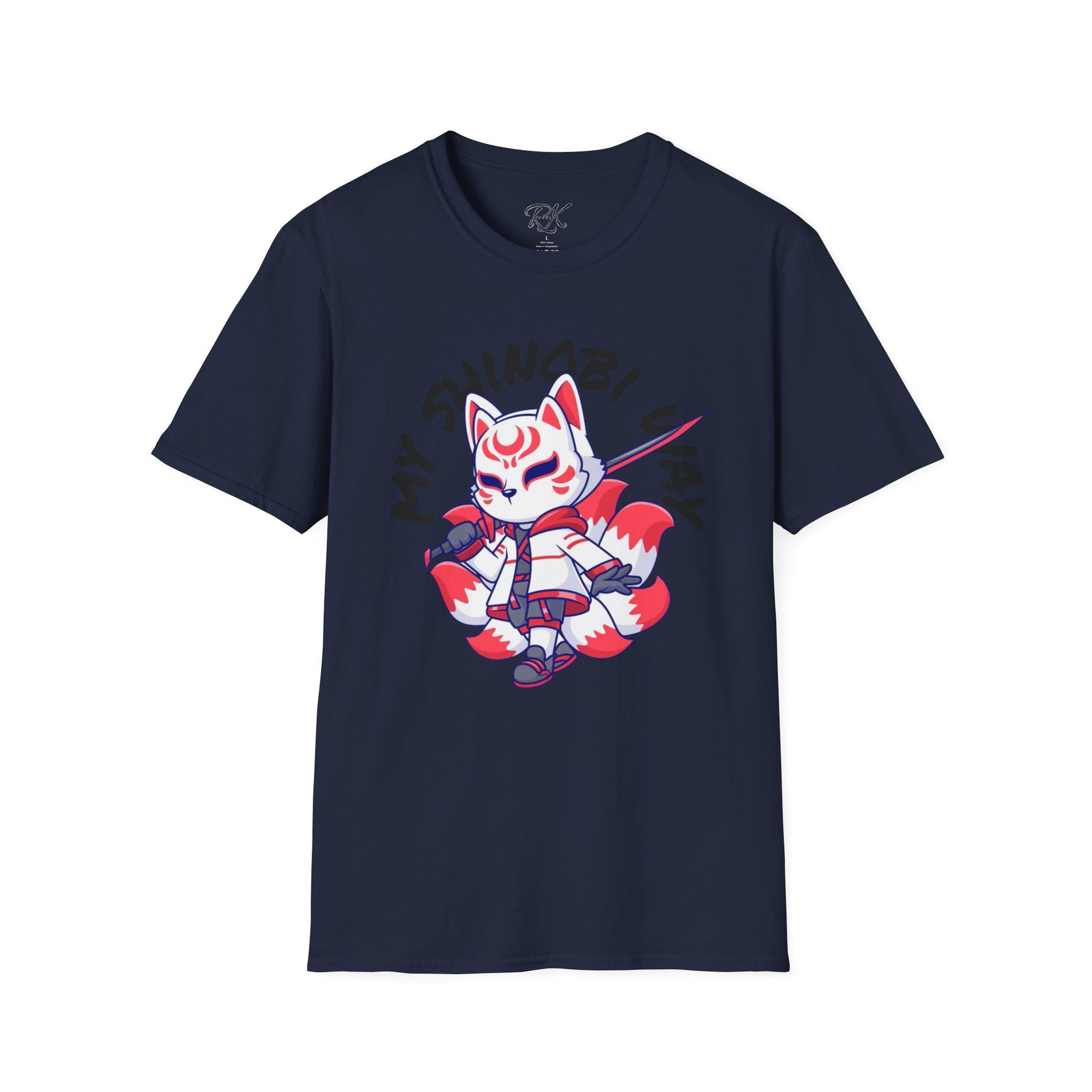 Unisex Anime T-Shirt - 'My Shinobi Pal' Graphic Tee, Comfortable Streetwear, Gift for Anime Lovers, Casual Wear, Stylish Outfit