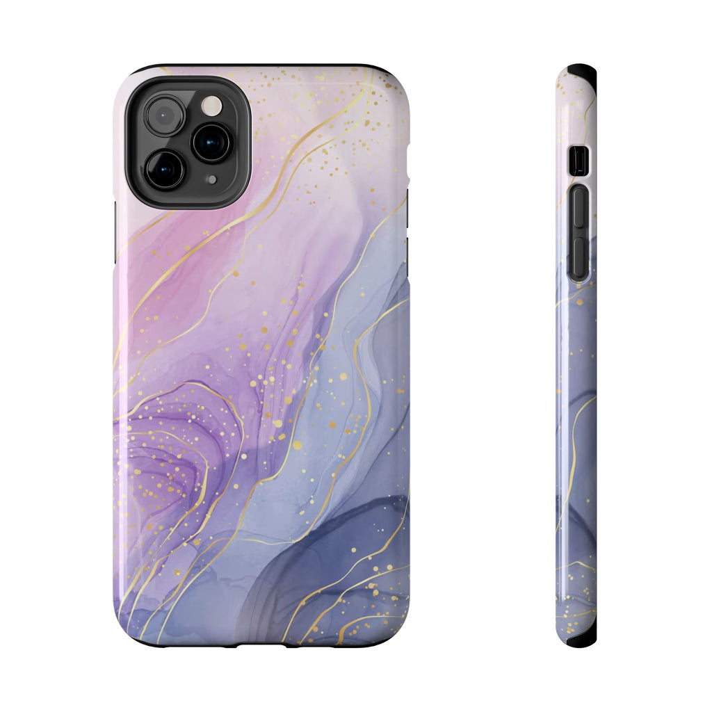 Elegant Abstract Tough Phone Cases for Stylish Protection, Gift for Her, Phone Accessories, Lavender Marble Design, Phone Cover for [...]