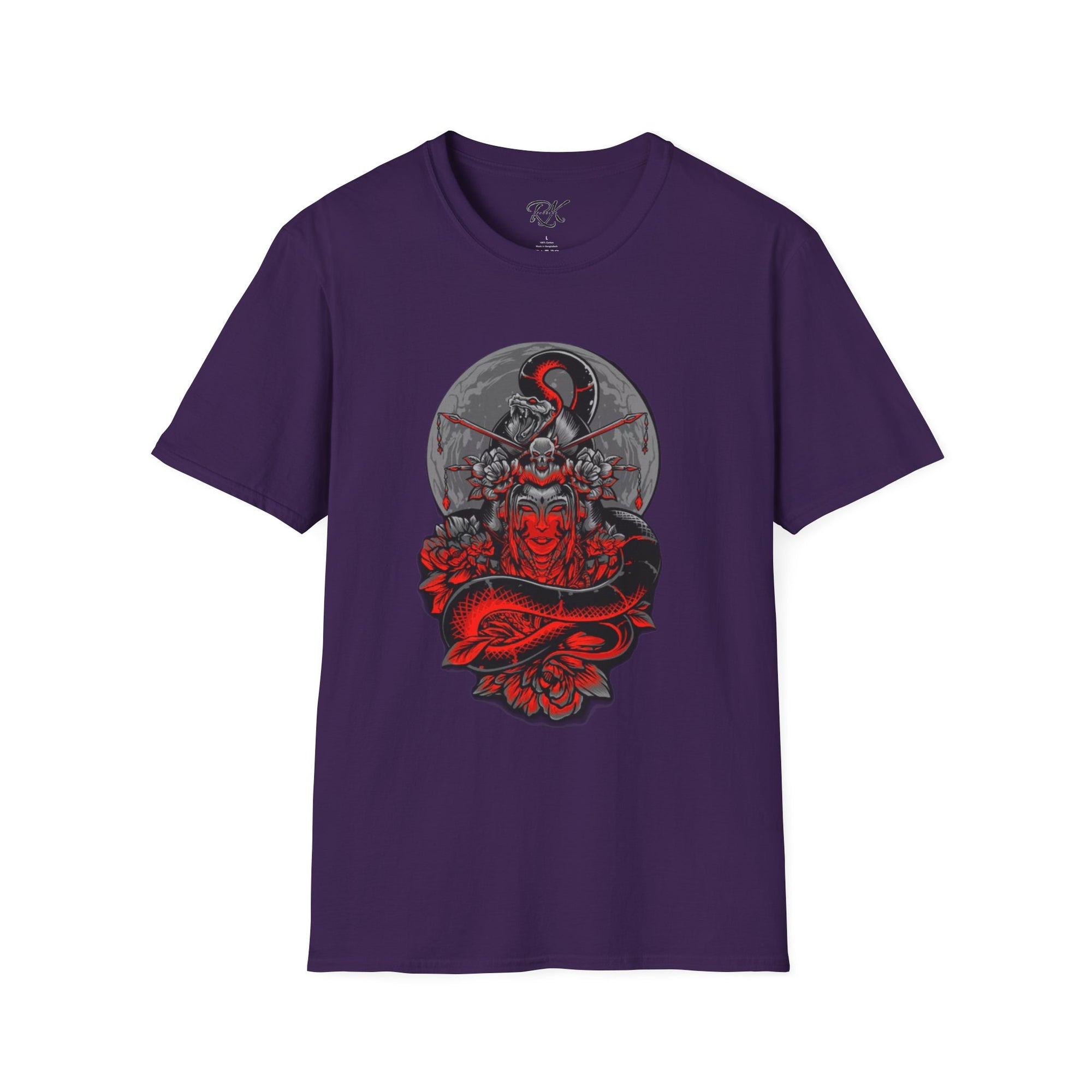 Warrior Spirit Unisex Softstyle T-Shirt, Graphic Tee, Trendy Streetwear, Gifts for Him, Casual Wear, Unique Design