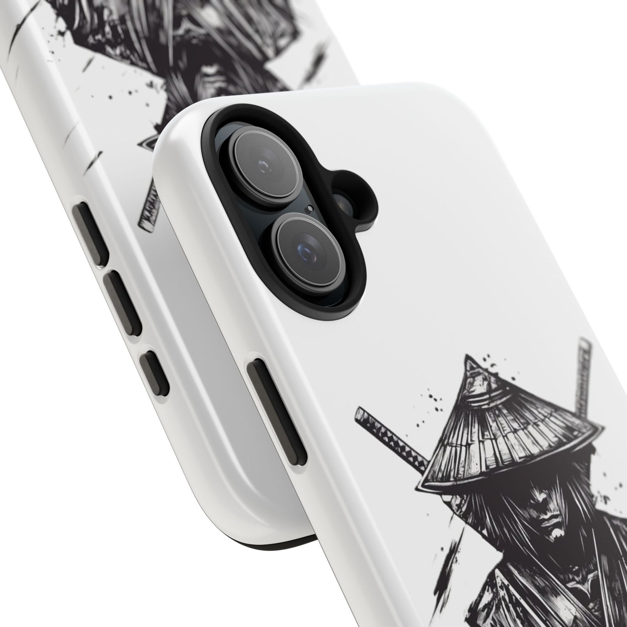 Samurai Tough Phone Cases, Rugged Smartphone Accessories, Durable Covers for Men, Unique Gifts for Him, Japanese Warrior Design