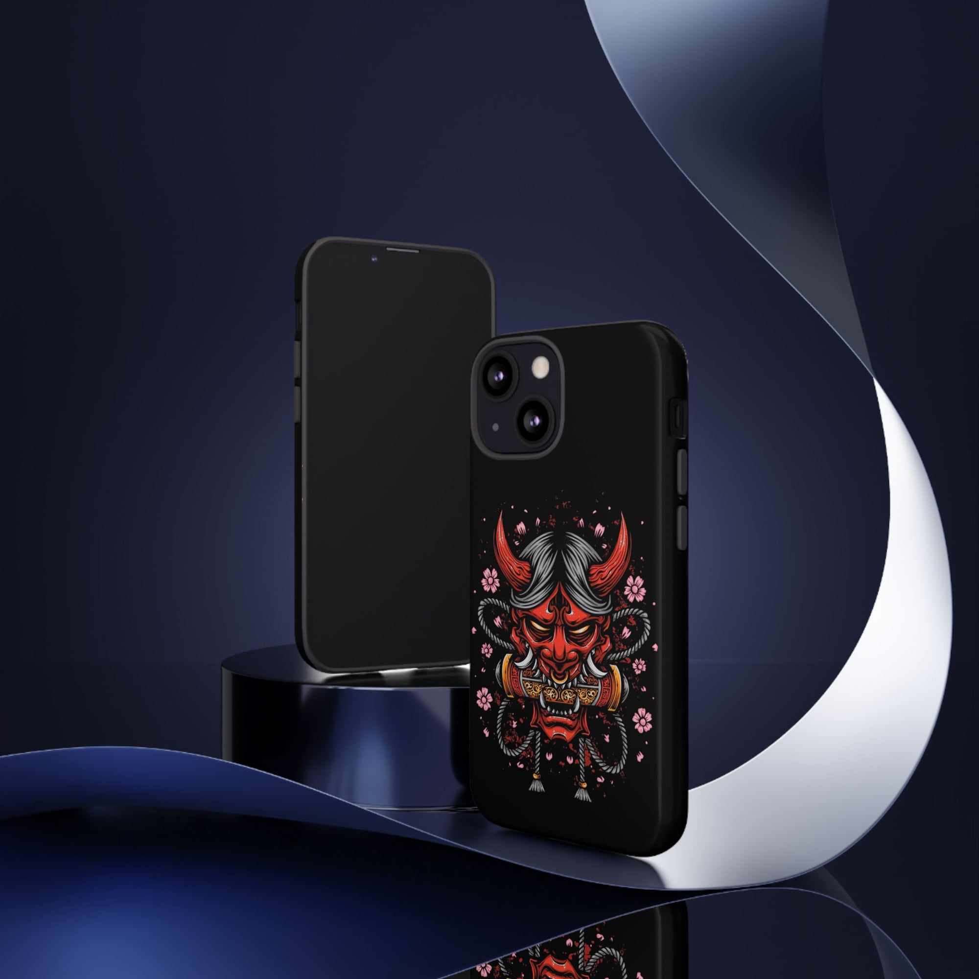 Tough Cases: Fierce Demon Phone Case, Edgy Phone Cover, Protect Your Device, Gift for Anime Fans, Unique Artwork Case