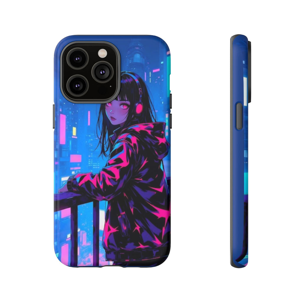 Futuristic Phone Case, Cyberpunk Aesthetic, Tough Phone Cover, Urban Style, Gift for Tech Lovers, Unique Phone Accessories, Streetwear [...]