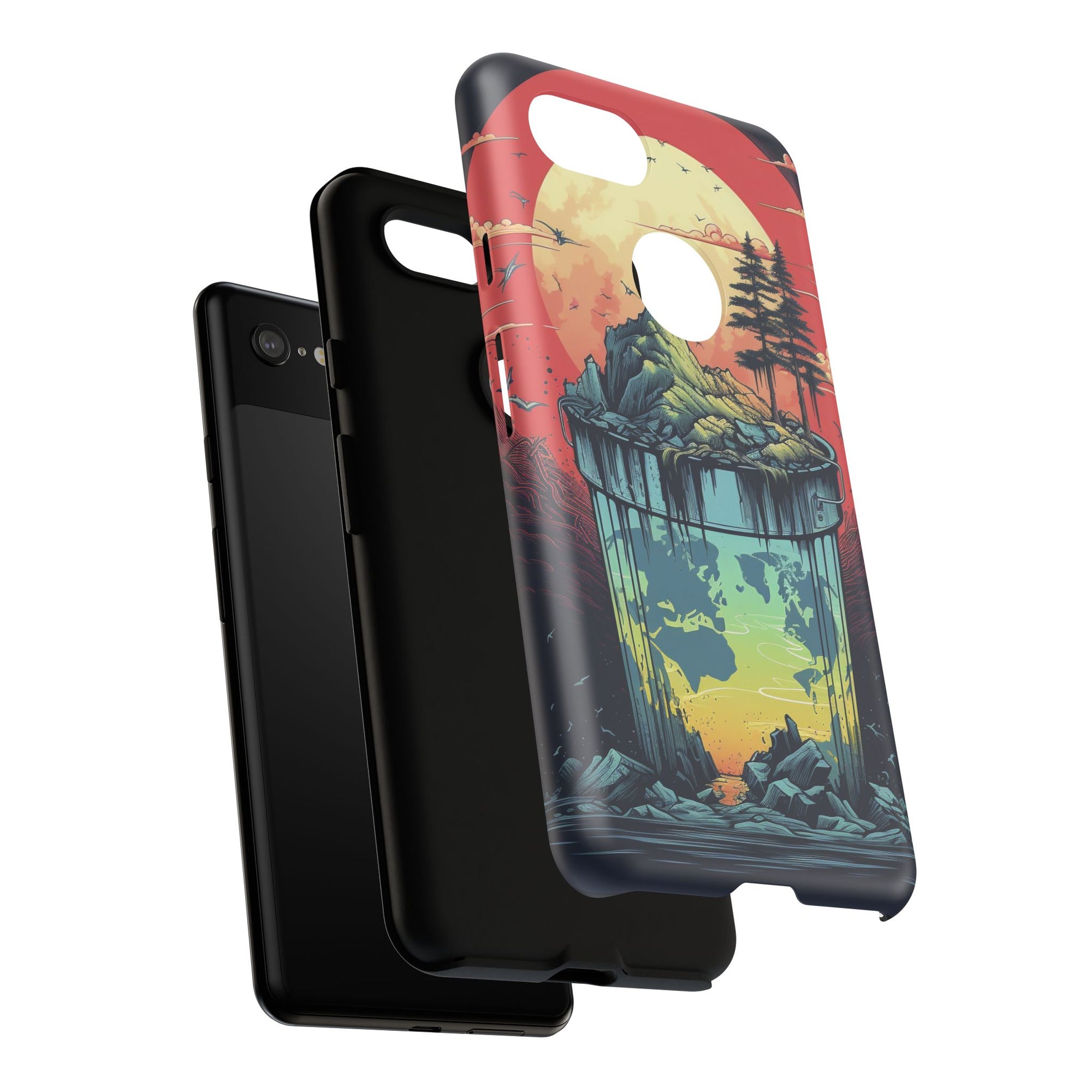 Vibrant Nature-Themed Phone Case, Tough Cases for Adventurers, Eco-Friendly, Trendy Phone Accessory, Great Gift for Nature Lovers