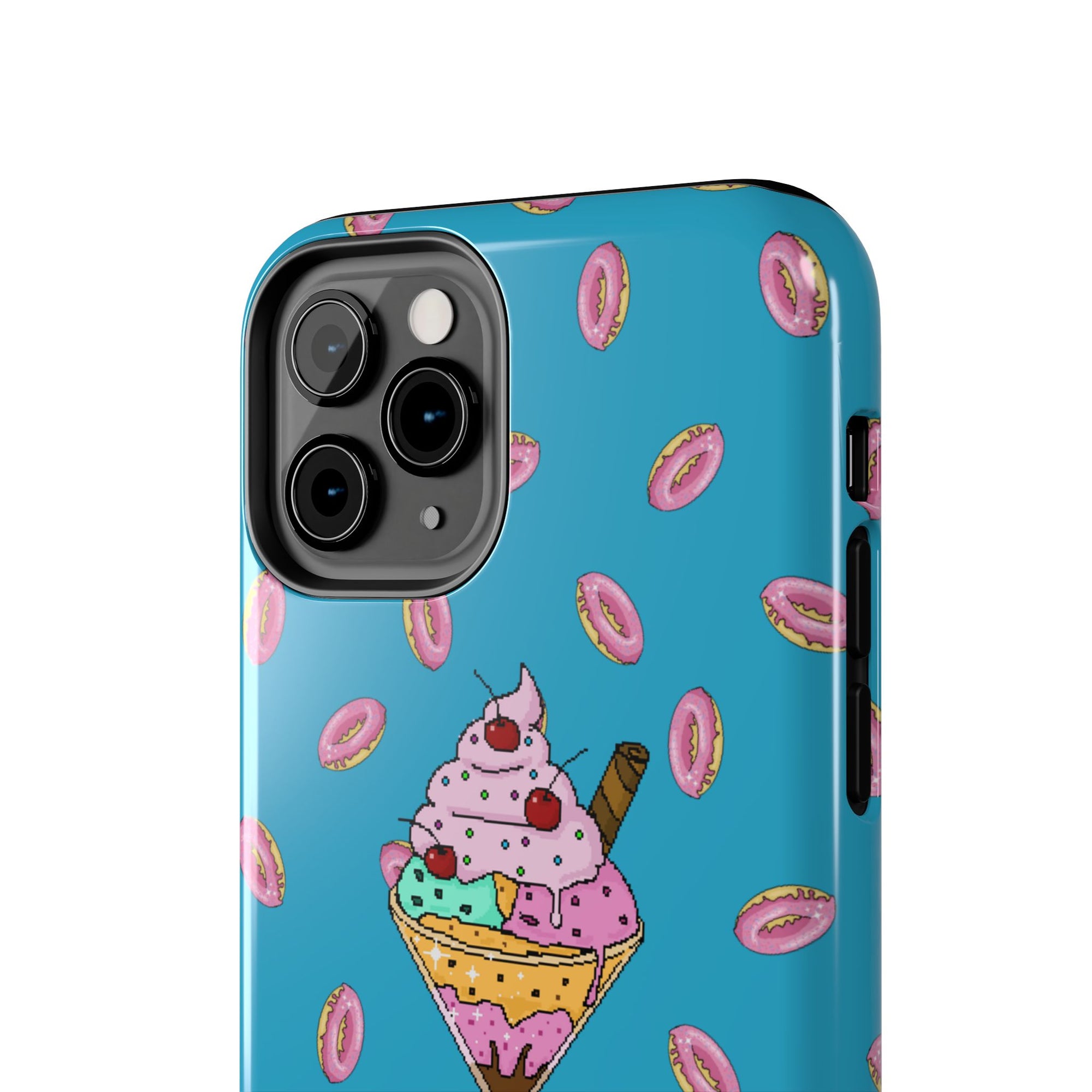 Cute Dessert Phone Cases, Fun iPhone Covers, Quirky Phone Accessories, Donut Lovers Gift, Ice Cream Phone Protector