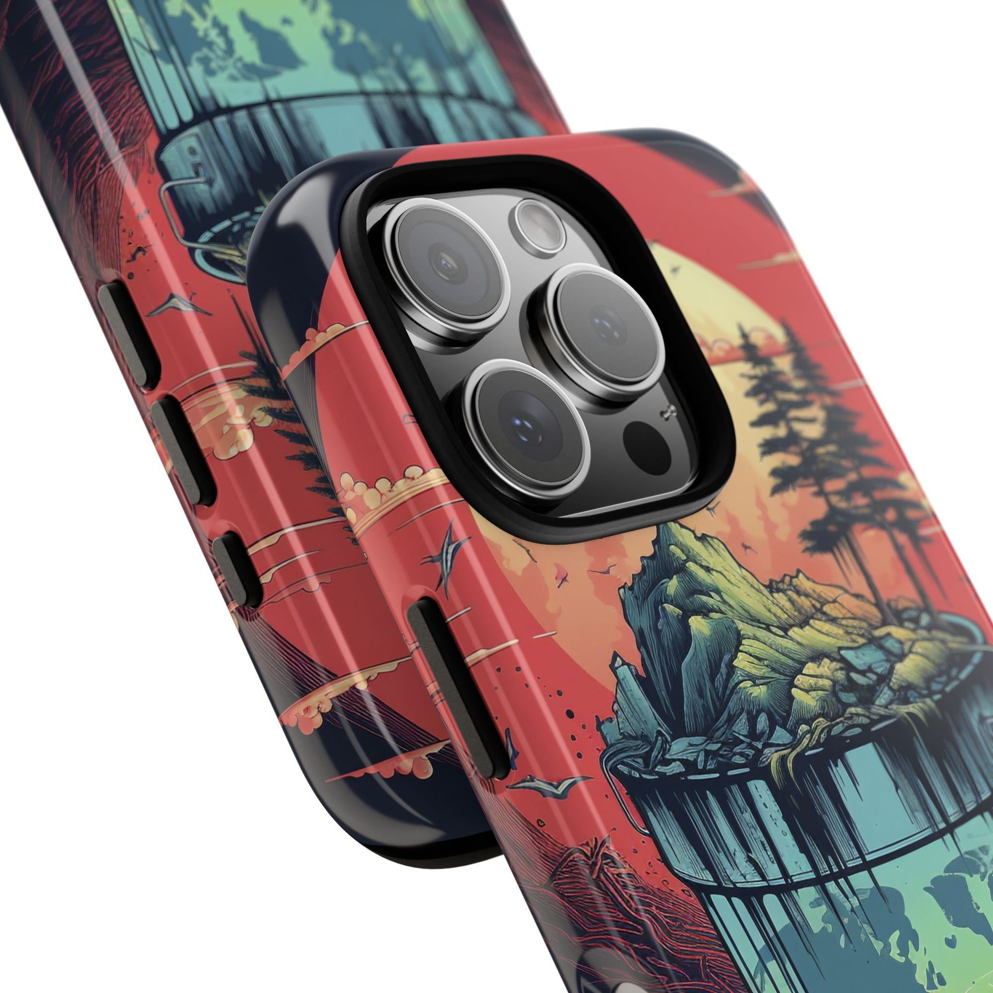 Vibrant Nature-Themed Phone Case, Tough Cases for Adventurers, Eco-Friendly, Trendy Phone Accessory, Great Gift for Nature Lovers