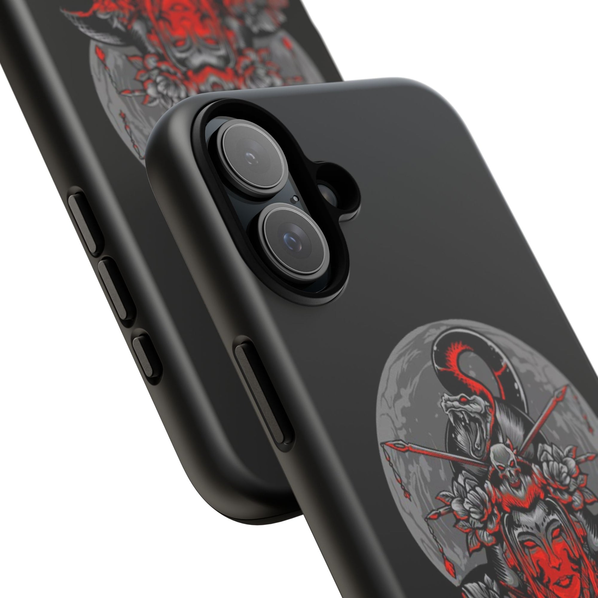 Tough Cases for iPhone, Dragon & Warrior Design, Durable Phone Protection, Perfect Gift for Tech Lovers, Unique Gifting