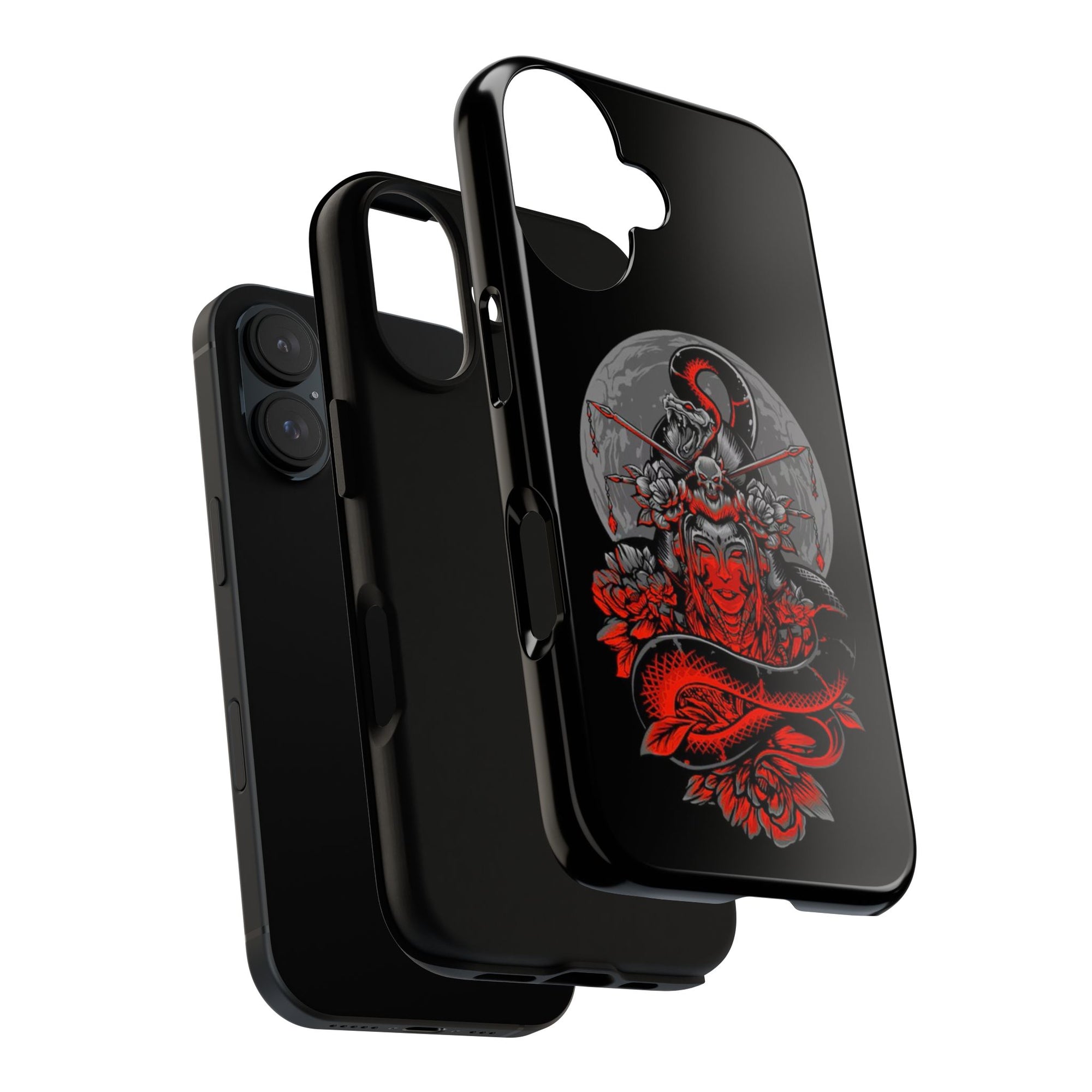 Tough Cases for iPhone, Dragon & Warrior Design, Durable Phone Protection, Perfect Gift for Tech Lovers, Unique Gifting