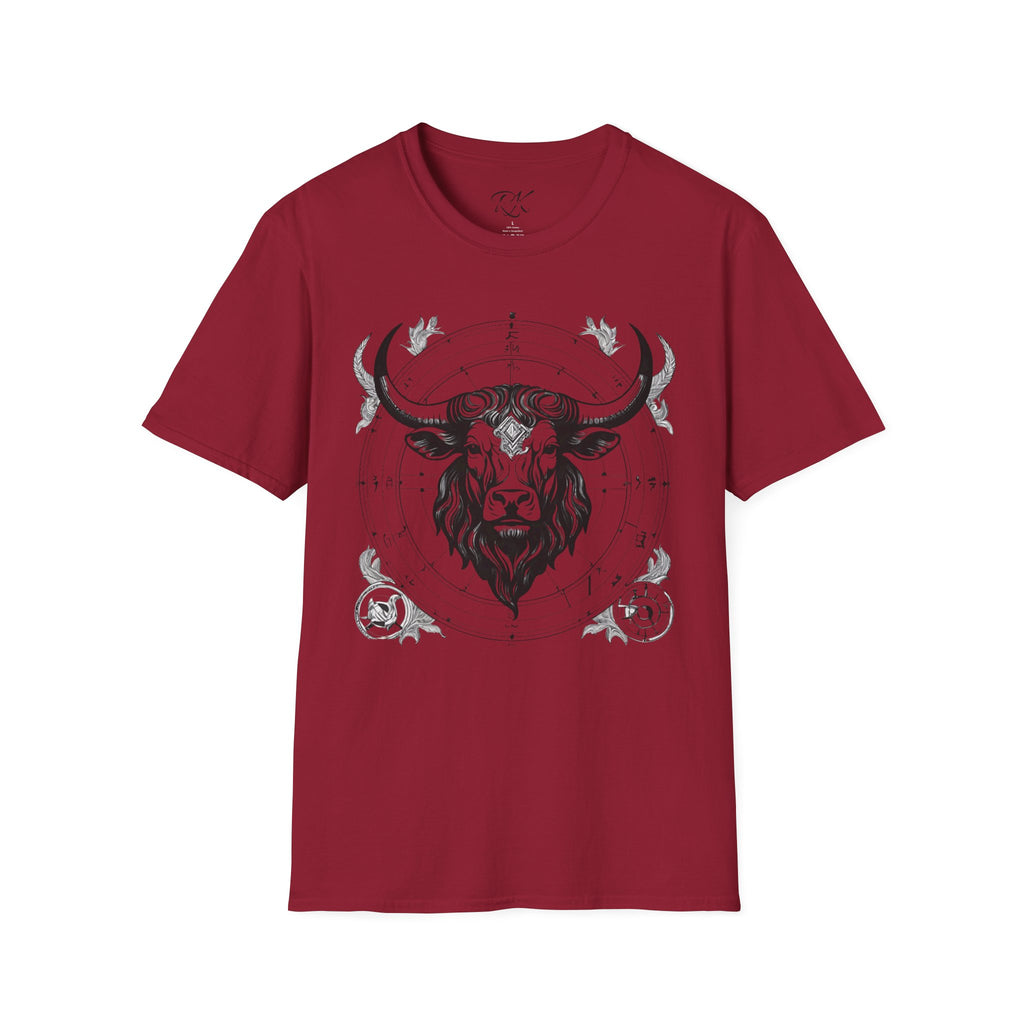 Taurus Zodiac T-Shirt, Astrology Tee, Horoscope Gift, Unisex Softstyle Shirt, Birthday Apparel, Taurus Constellation Top
