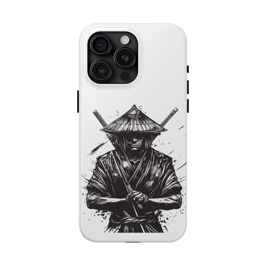Samurai Tough Phone Cases, Rugged Smartphone Accessories, Durable Covers for Men, Unique Gifts for Him, Japanese Warrior Design