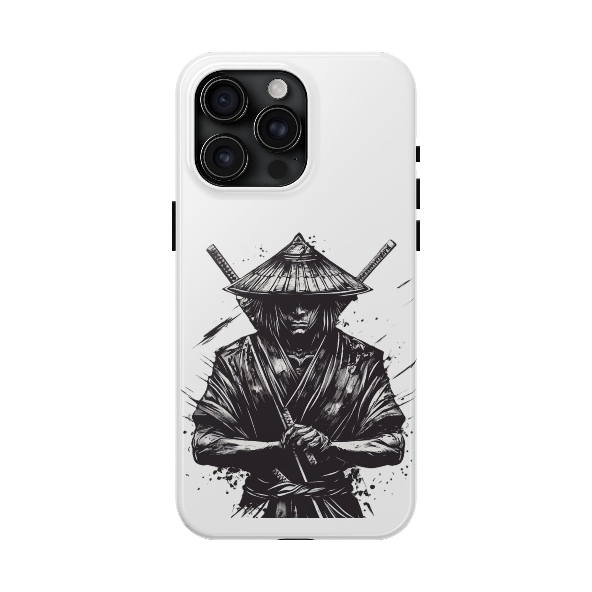Samurai Tough Phone Cases, Rugged Smartphone Accessories, Durable Covers for Men, Unique Gifts for Him, Japanese Warrior Design