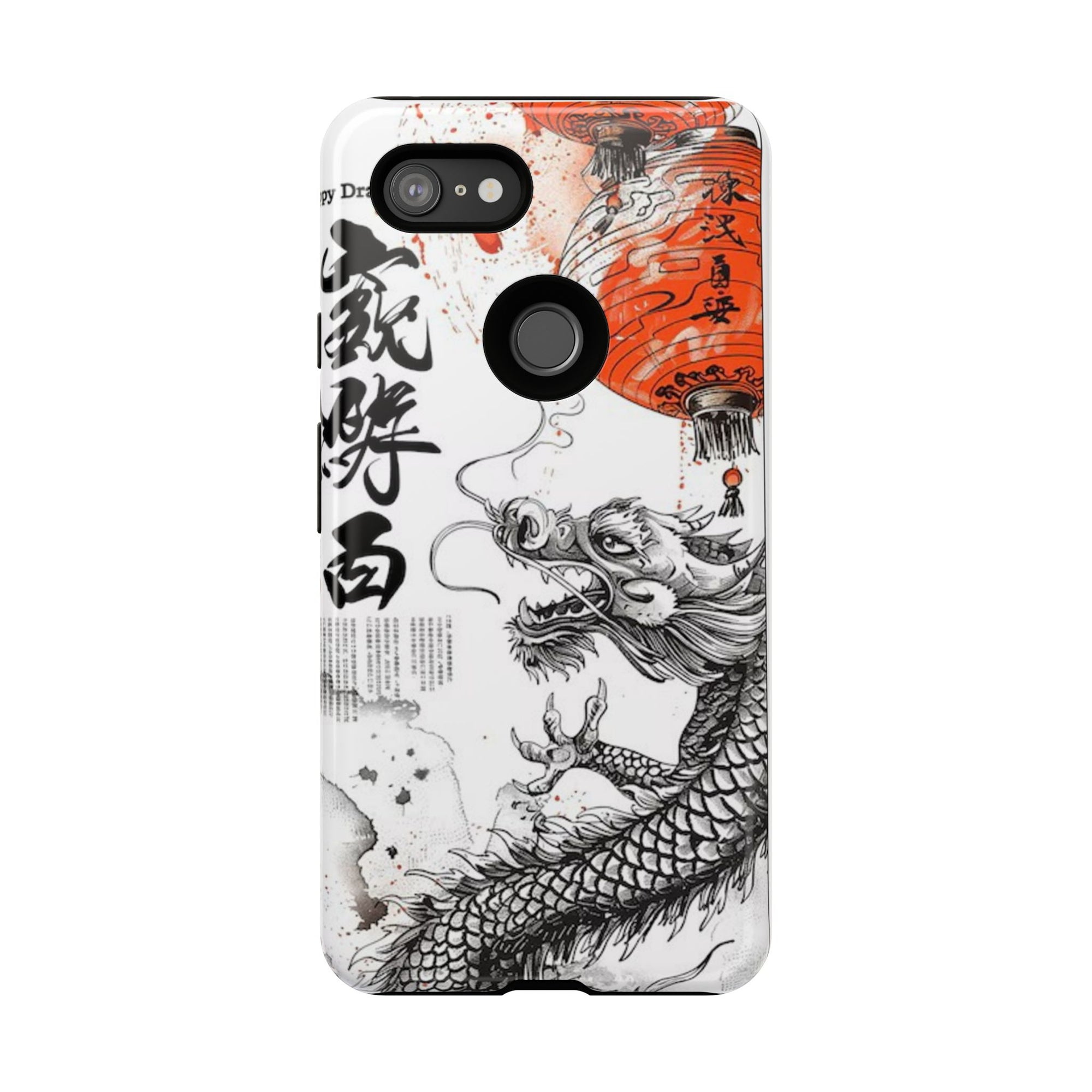 Dragon Design Phone Case, Tough Cases with Chinese Art for Unique Style, Gift for Art Lovers, Phone Protection, Trendy Accessories