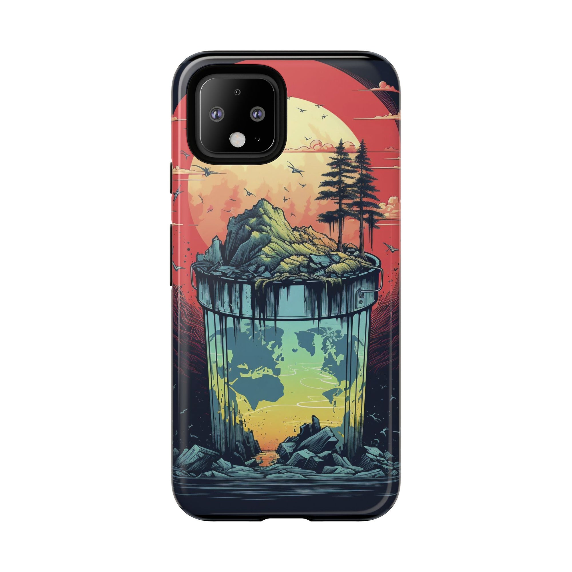 Vibrant Nature-Themed Phone Case, Tough Cases for Adventurers, Eco-Friendly, Trendy Phone Accessory, Great Gift for Nature Lovers