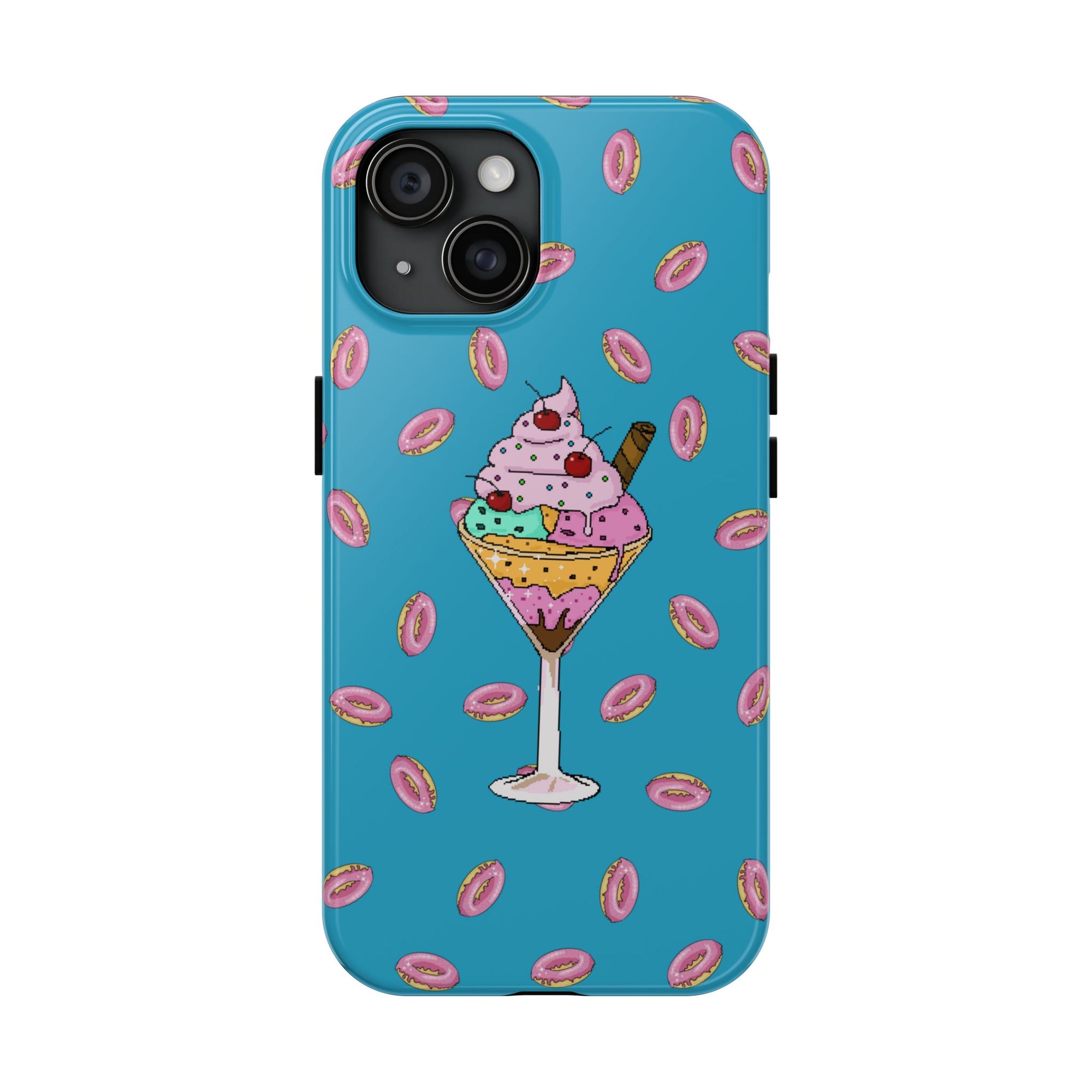 Cute Dessert Phone Cases, Fun iPhone Covers, Quirky Phone Accessories, Donut Lovers Gift, Ice Cream Phone Protector