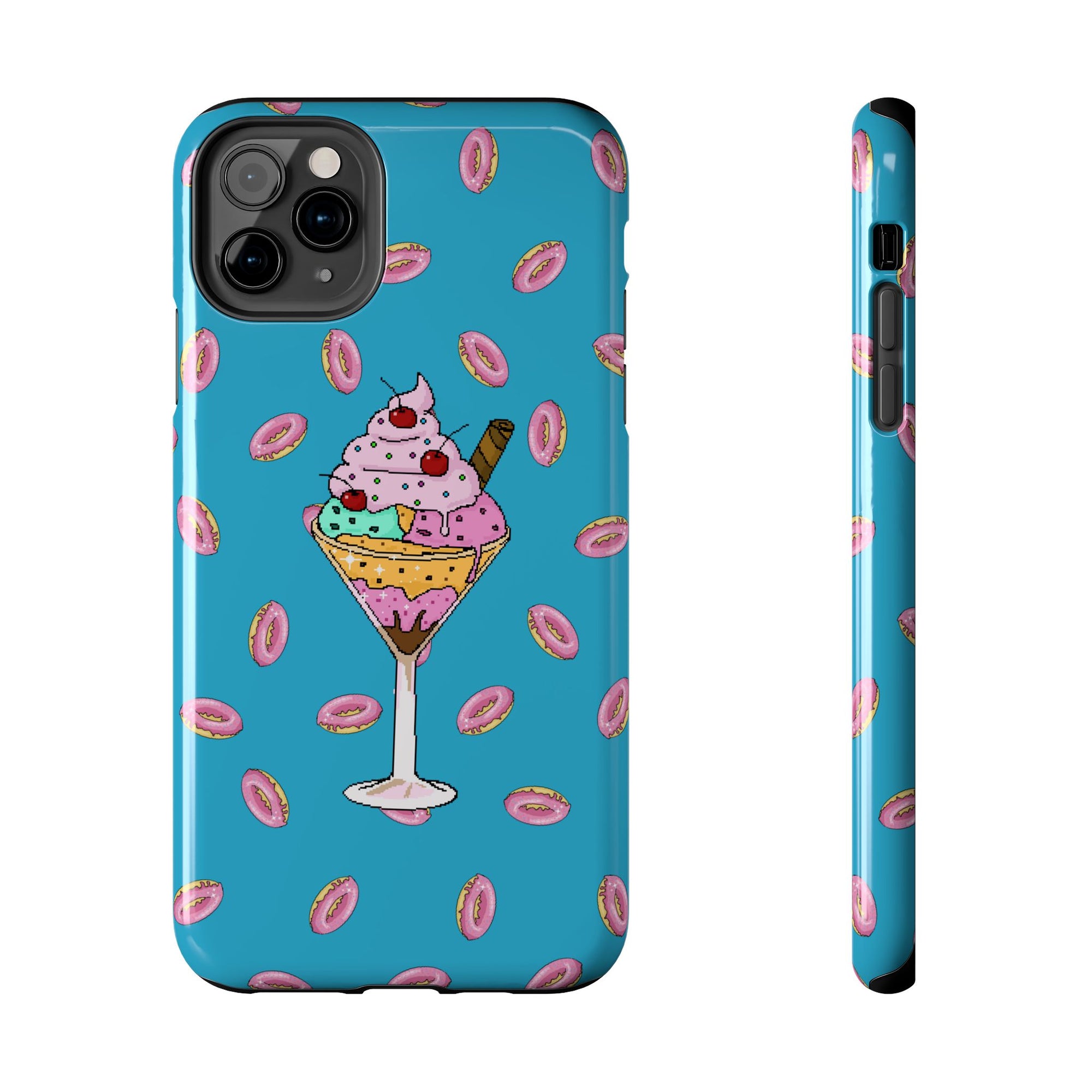 Cute Dessert Phone Cases, Fun iPhone Covers, Quirky Phone Accessories, Donut Lovers Gift, Ice Cream Phone Protector