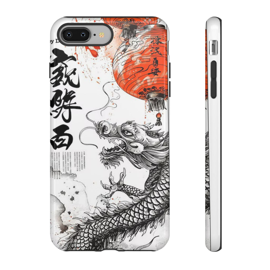 Dragon Design Phone Case, Tough Cases with Chinese Art for Unique Style, Gift for Art Lovers, Phone Protection, Trendy Accessories