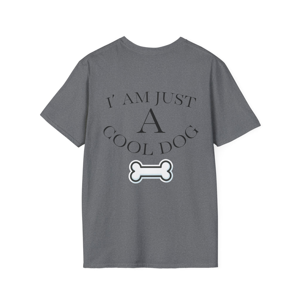 Cool Dog Graphic Tee | Unisex Softstyle T-Shirt, Funny Pet Lover Gift, Dog Dad Shirt, Casual Wear, Gift for Animal Lovers