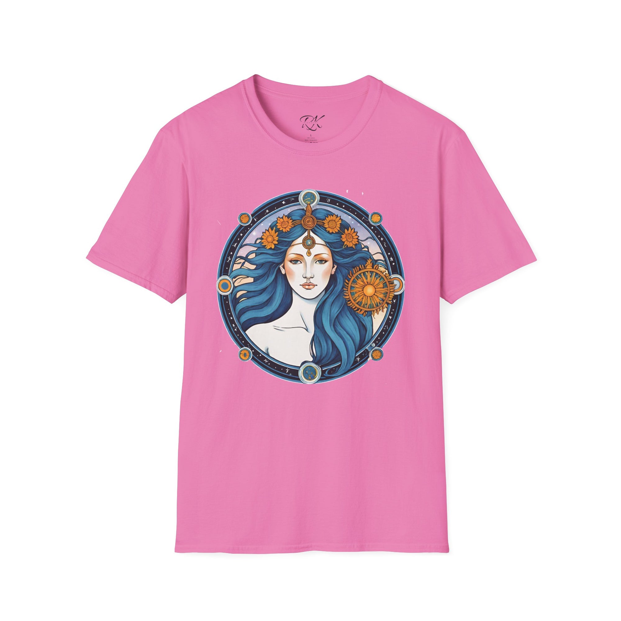 Celestial Goddess Unisex T-Shirt, Bohemian Tee, Astrology Shirt, Gift for Her, Spiritual Fashion, Horoscope Apparel