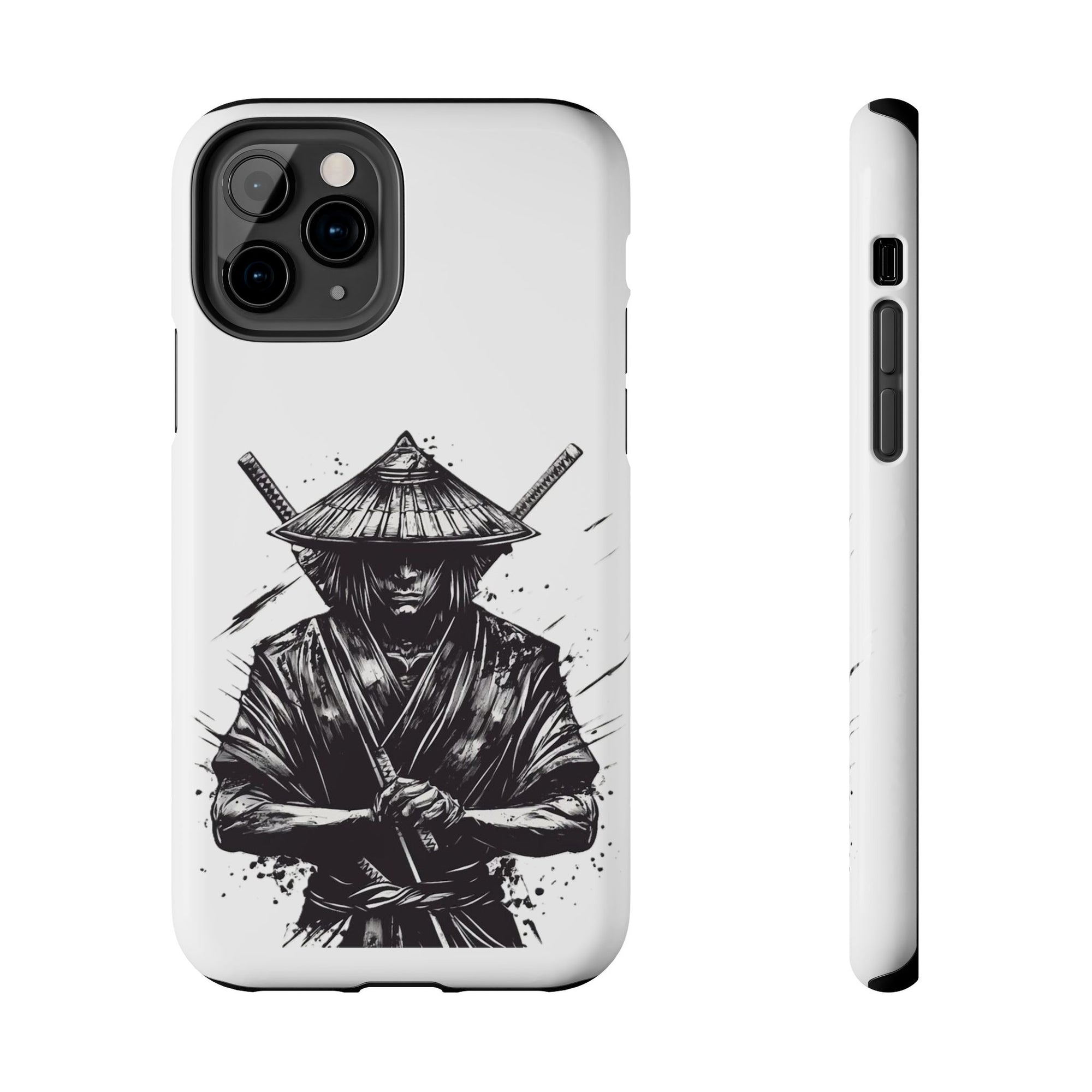 Samurai Tough Phone Cases, Rugged Smartphone Accessories, Durable Covers for Men, Unique Gifts for Him, Japanese Warrior Design