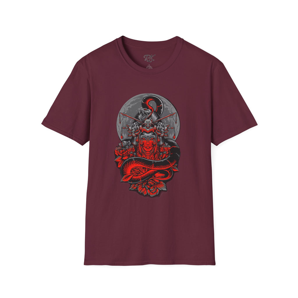 Warrior Spirit Unisex Softstyle T-Shirt, Graphic Tee, Trendy Streetwear, Gifts for Him, Casual Wear, Unique Design