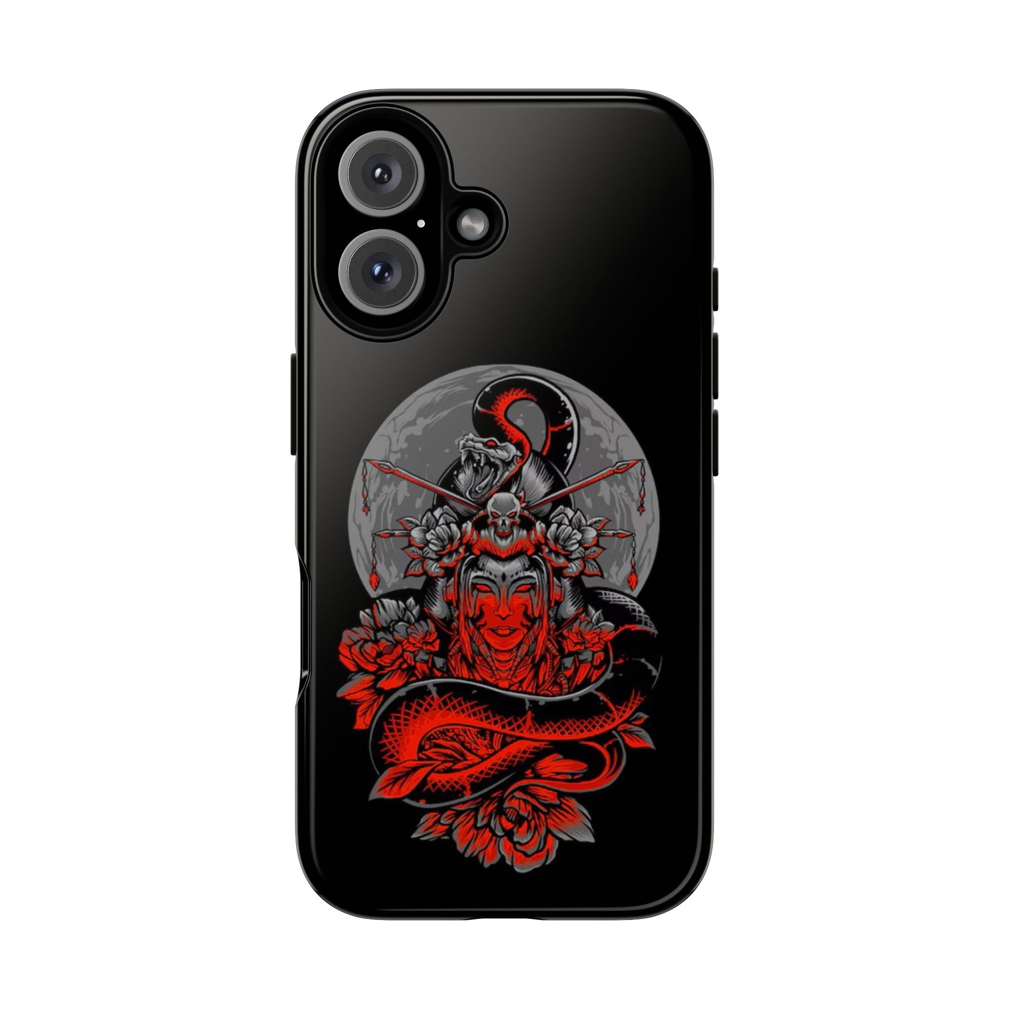 Tough Cases for iPhone, Dragon & Warrior Design, Durable Phone Protection, Perfect Gift for Tech Lovers, Unique Gifting