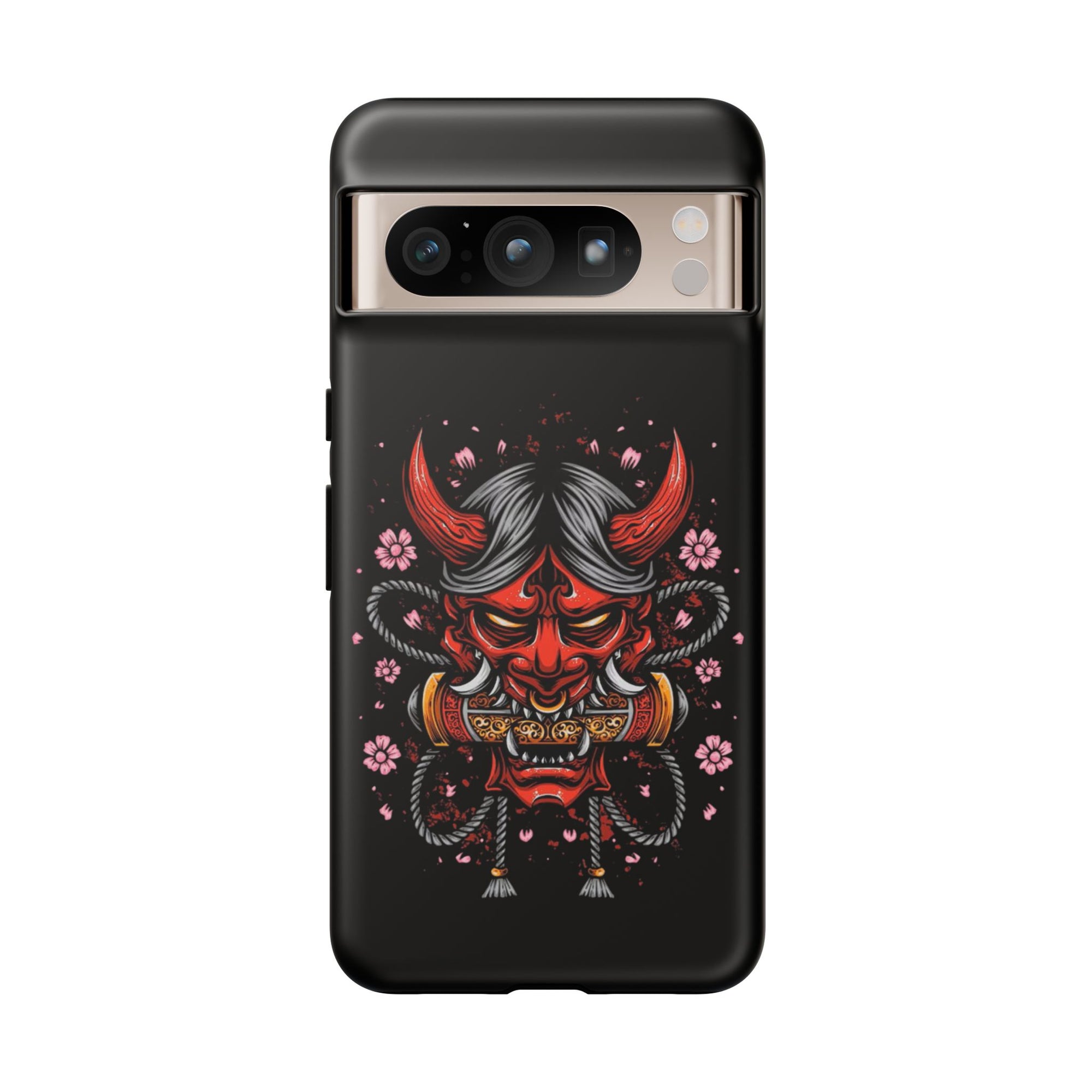 Tough Cases: Fierce Demon Phone Case, Edgy Phone Cover, Protect Your Device, Gift for Anime Fans, Unique Artwork Case