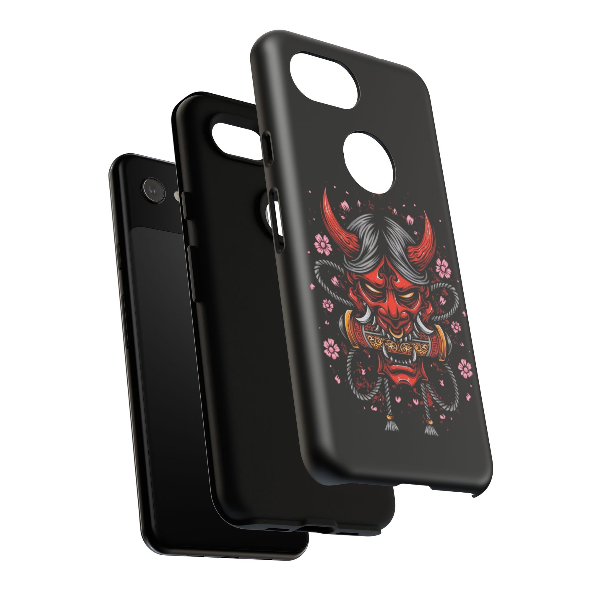 Tough Cases: Fierce Demon Phone Case, Edgy Phone Cover, Protect Your Device, Gift for Anime Fans, Unique Artwork Case