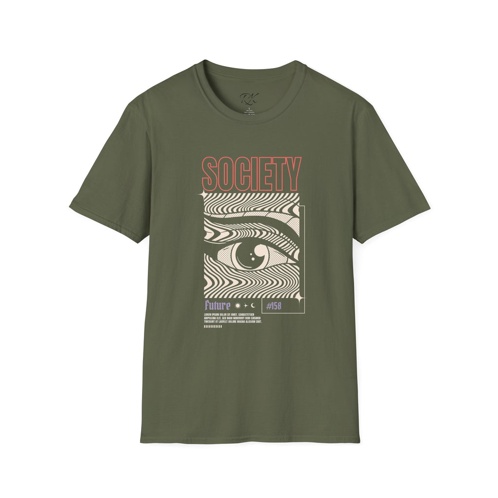 Society Graphic Unisex T-Shirt, Trendy Casual Tee, Unique Gift for Friends, Streetwear, Everyday Style