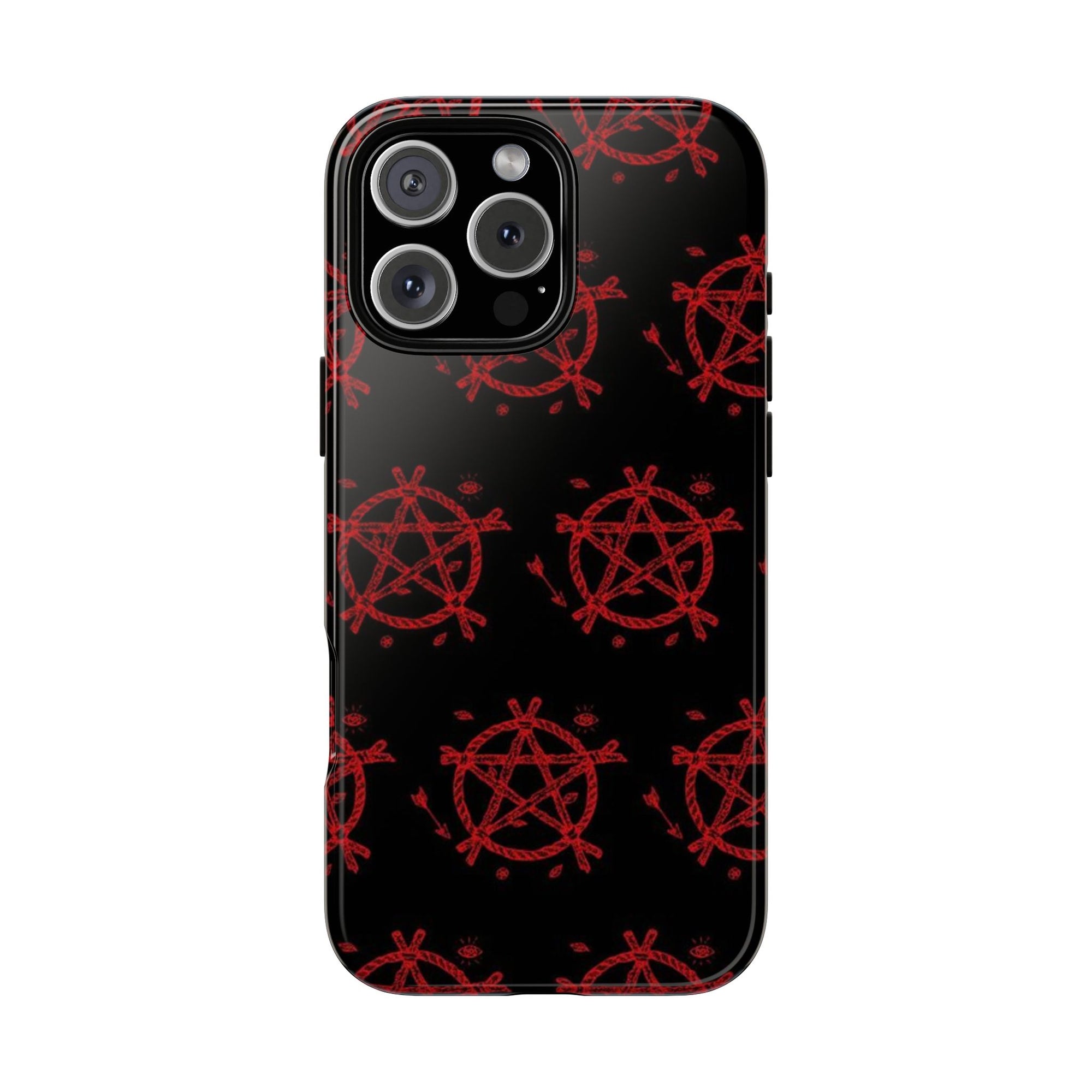 Anarchist iPhone Case, Tough Phone Cover, Punk Style Accessory, Unique Gift for Rebels, Goth Aesthetic Phone Case