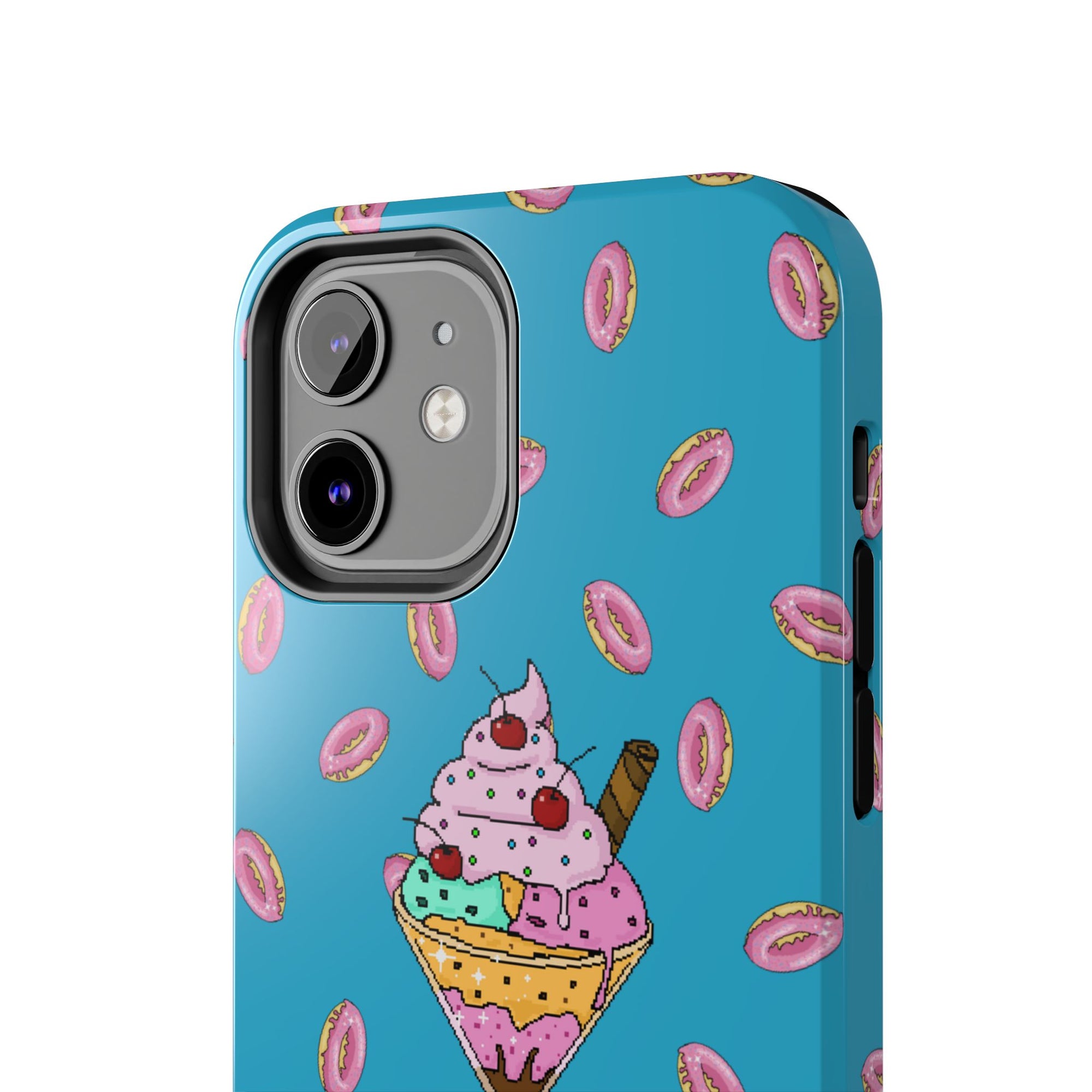 Cute Dessert Phone Cases, Fun iPhone Covers, Quirky Phone Accessories, Donut Lovers Gift, Ice Cream Phone Protector