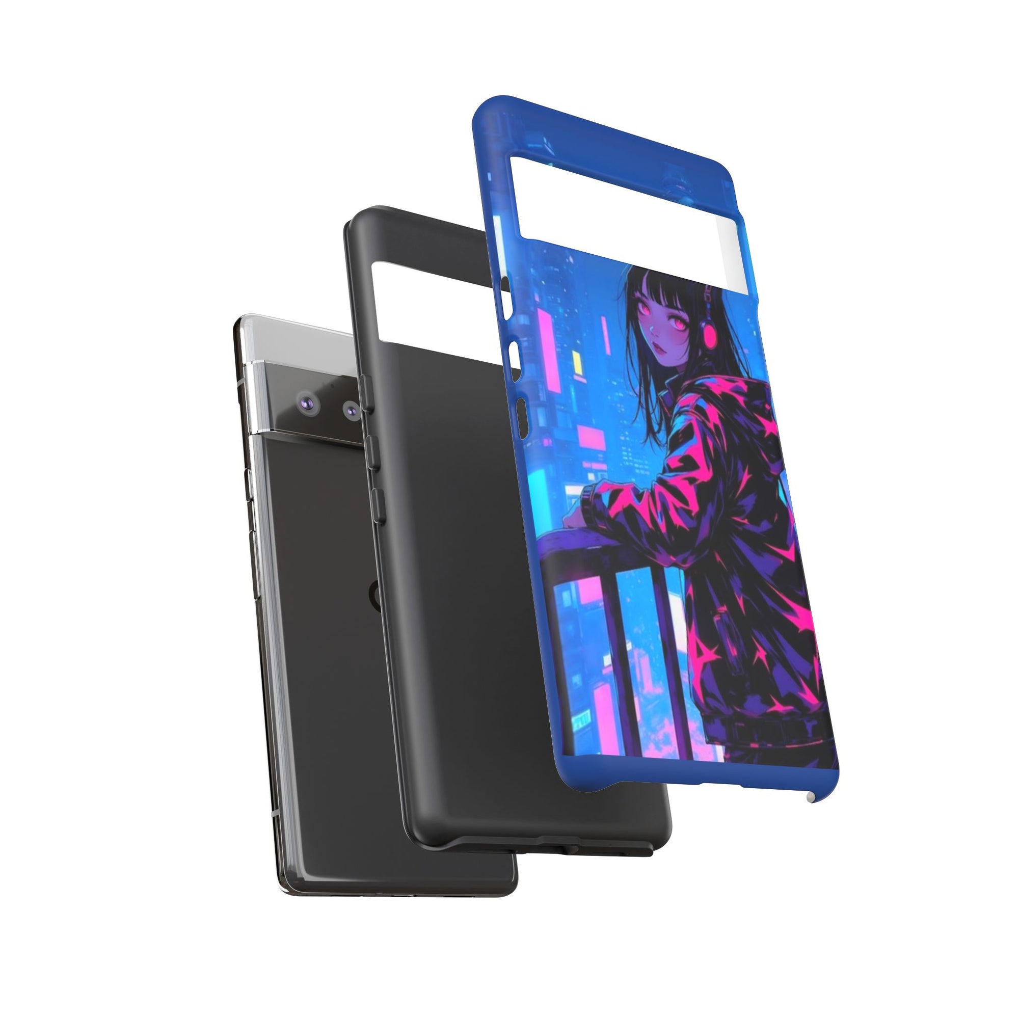 Futuristic Phone Case, Cyberpunk Aesthetic, Tough Phone Cover, Urban Style, Gift for Tech Lovers, Unique Phone Accessories, Streetwear [...]