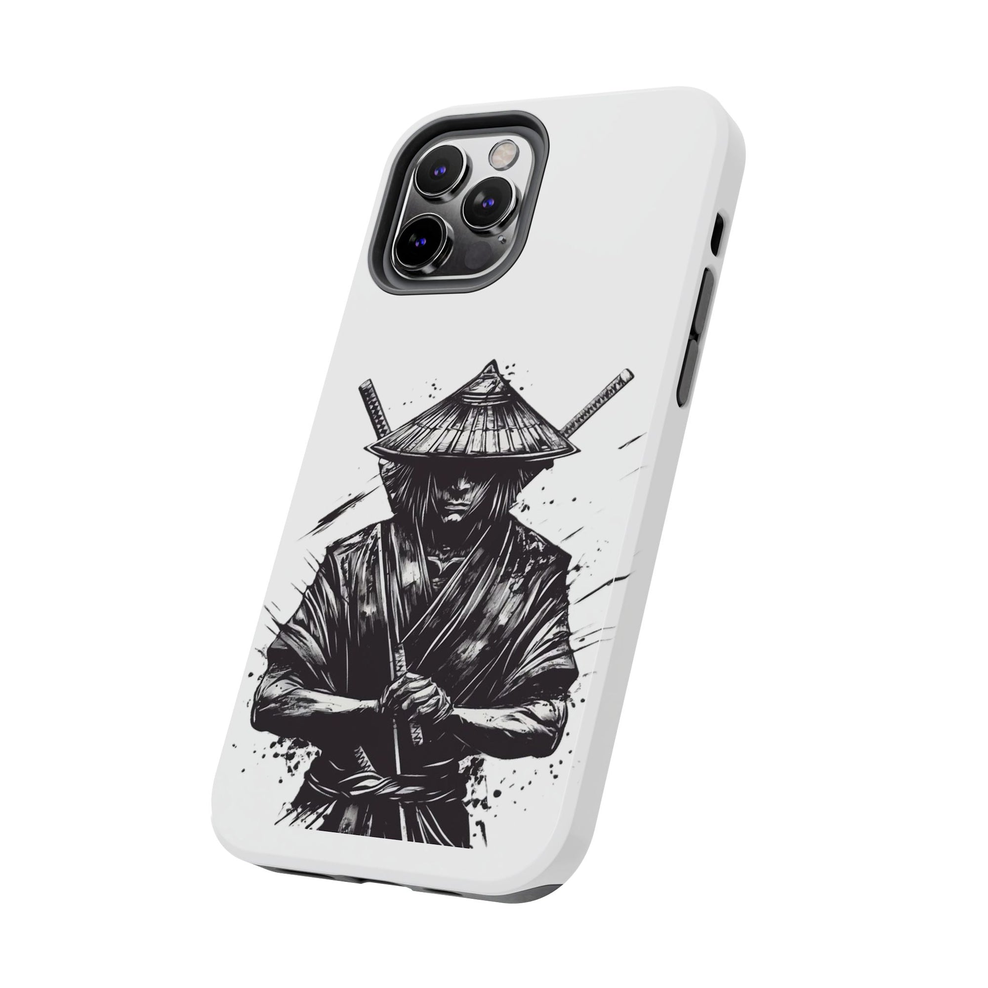 Samurai Tough Phone Cases, Rugged Smartphone Accessories, Durable Covers for Men, Unique Gifts for Him, Japanese Warrior Design