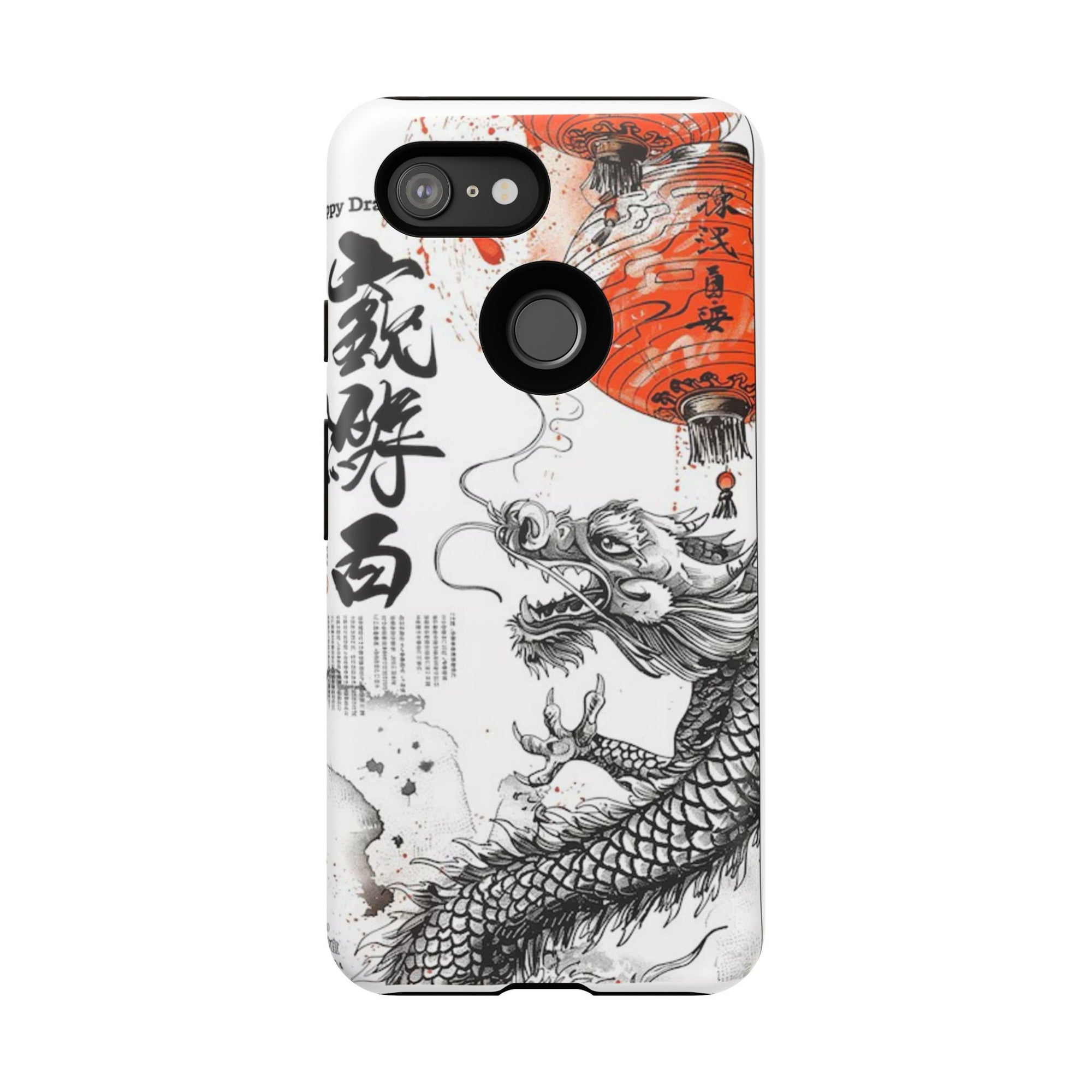 Dragon Design Phone Case, Tough Cases with Chinese Art for Unique Style, Gift for Art Lovers, Phone Protection, Trendy Accessories