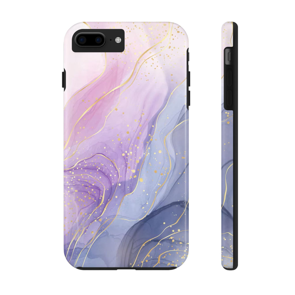 Elegant Abstract Tough Phone Cases for Stylish Protection, Gift for Her, Phone Accessories, Lavender Marble Design, Phone Cover for [...]