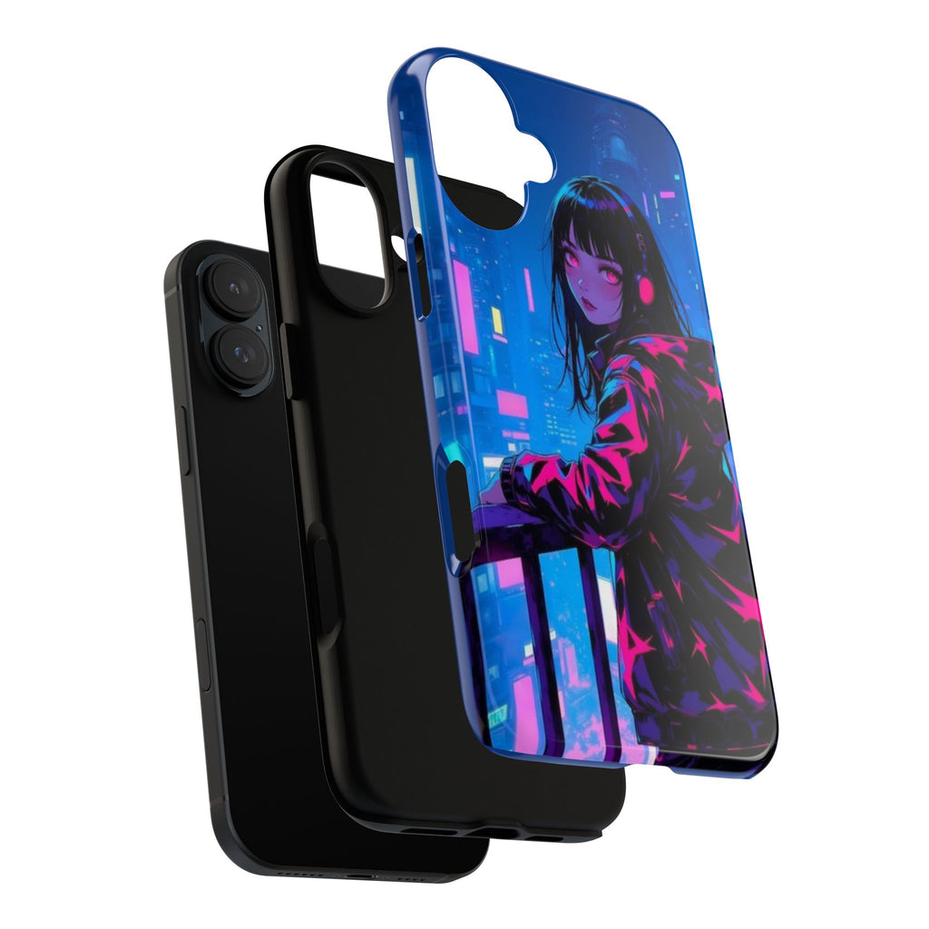 Futuristic Phone Case, Cyberpunk Aesthetic, Tough Phone Cover, Urban Style, Gift for Tech Lovers, Unique Phone Accessories, Streetwear [...]