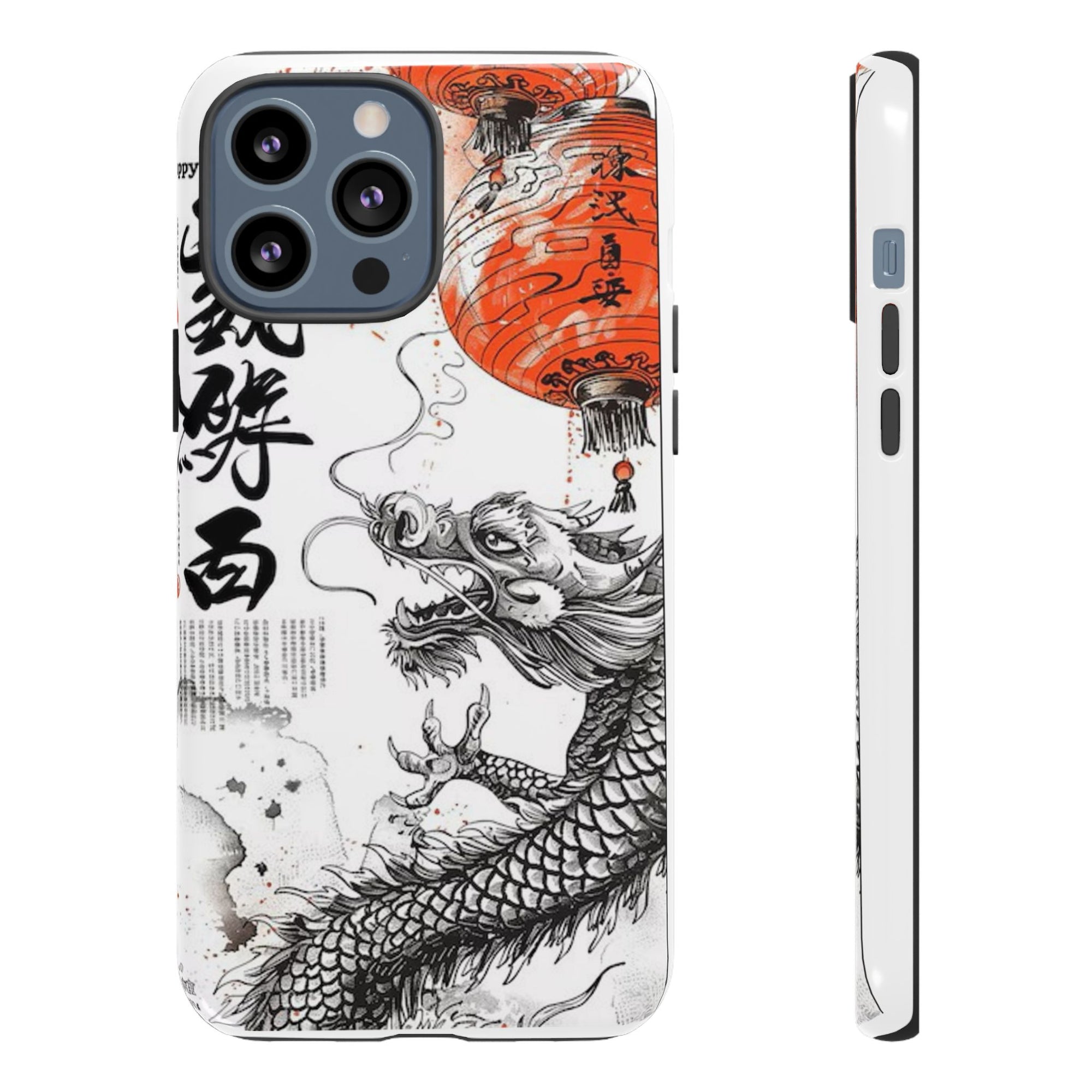 Dragon Design Phone Case, Tough Cases with Chinese Art for Unique Style, Gift for Art Lovers, Phone Protection, Trendy Accessories