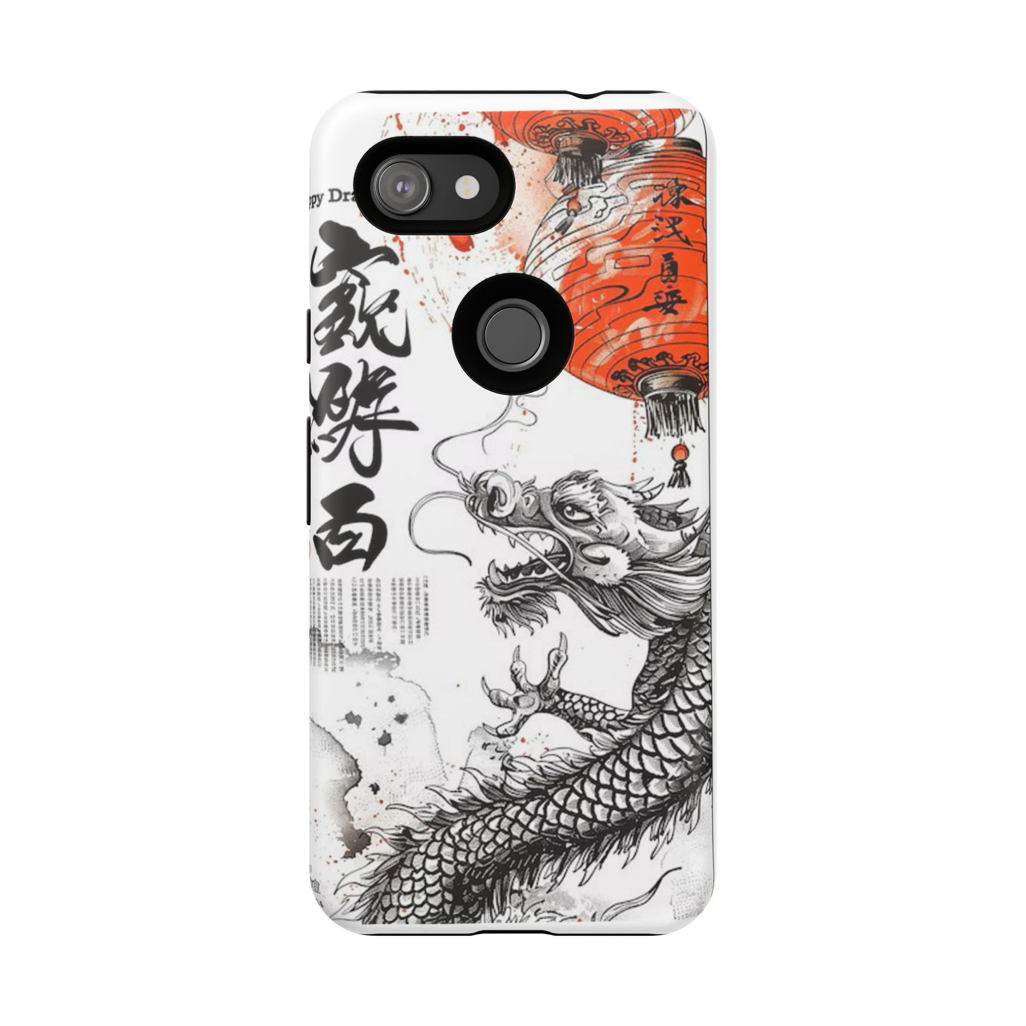 Dragon Design Phone Case, Tough Cases with Chinese Art for Unique Style, Gift for Art Lovers, Phone Protection, Trendy Accessories